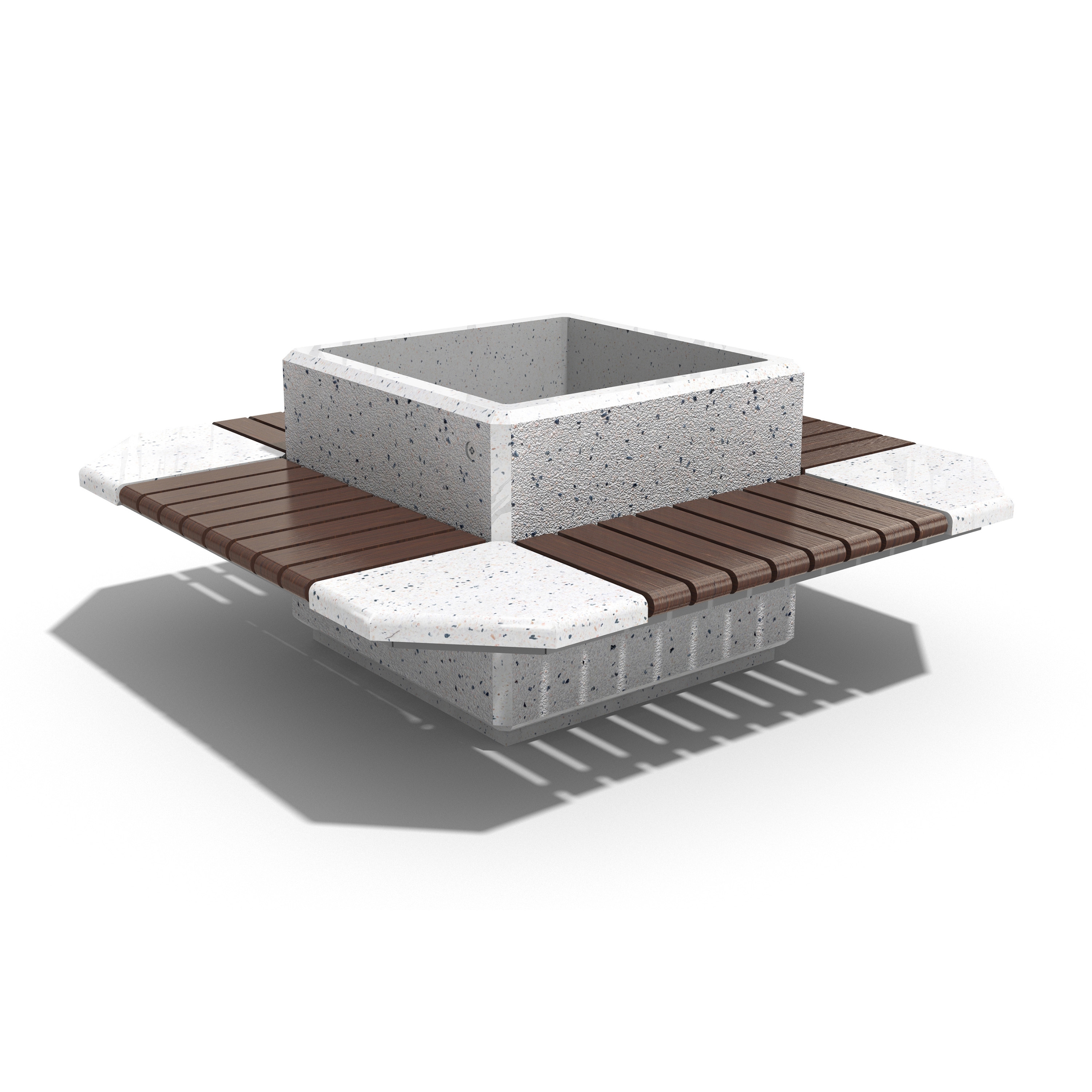 Mostra il prodotto Square Planter Bench 227 del produttore ETE