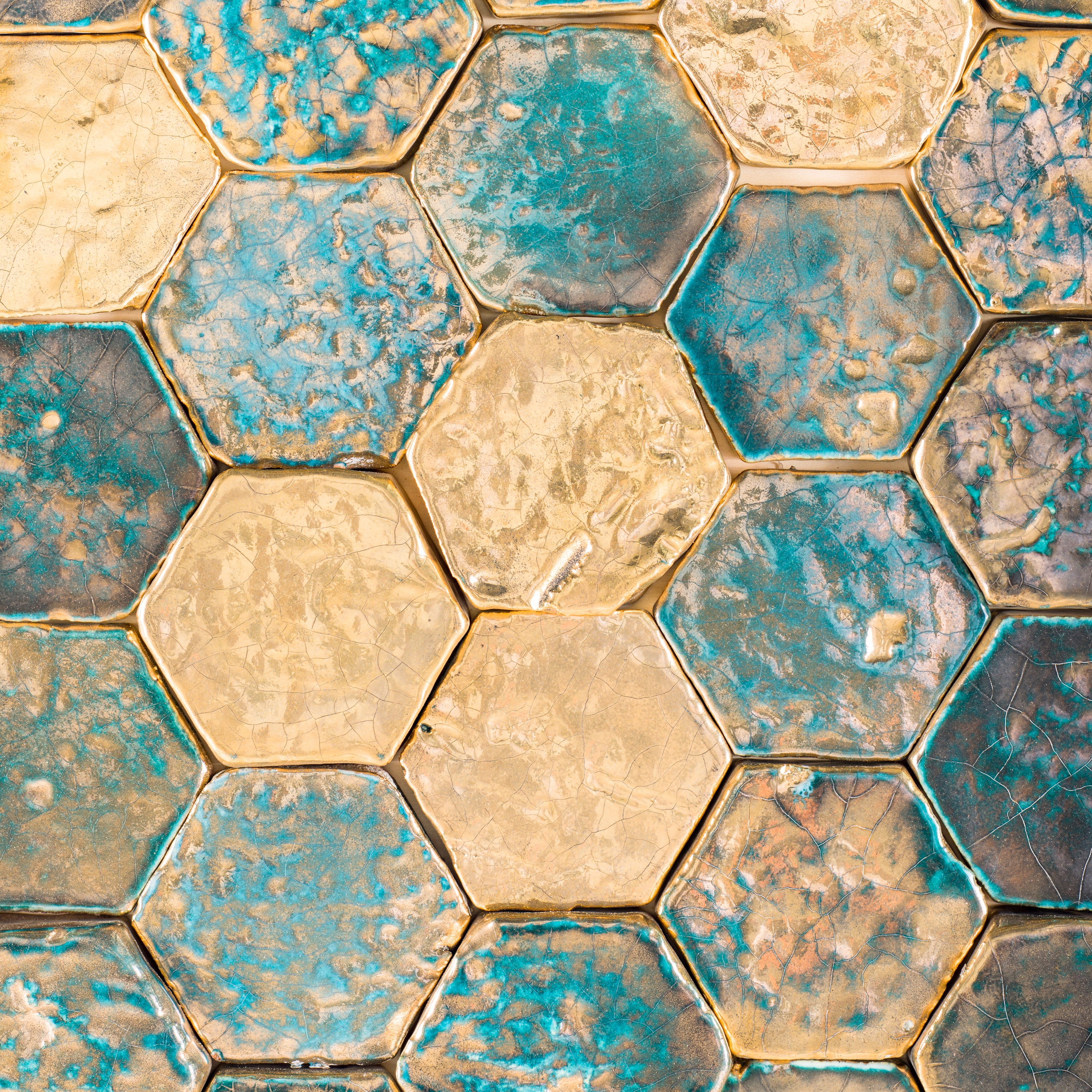 Display product Ancient Lustre Rubboli 1873 | Smeraldo from manufacturer Cotto Etrusco