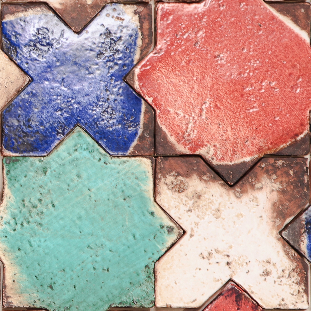 Display product Medioevo | Stella Croce Colori from manufacturer Cotto Etrusco