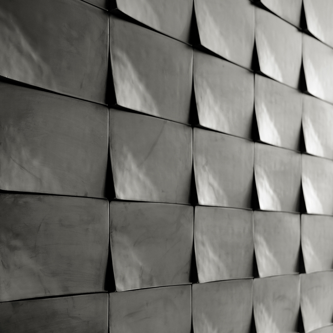 Display product Wall Coverings Geomorfica | Nero Matt from manufacturer Cotto Etrusco