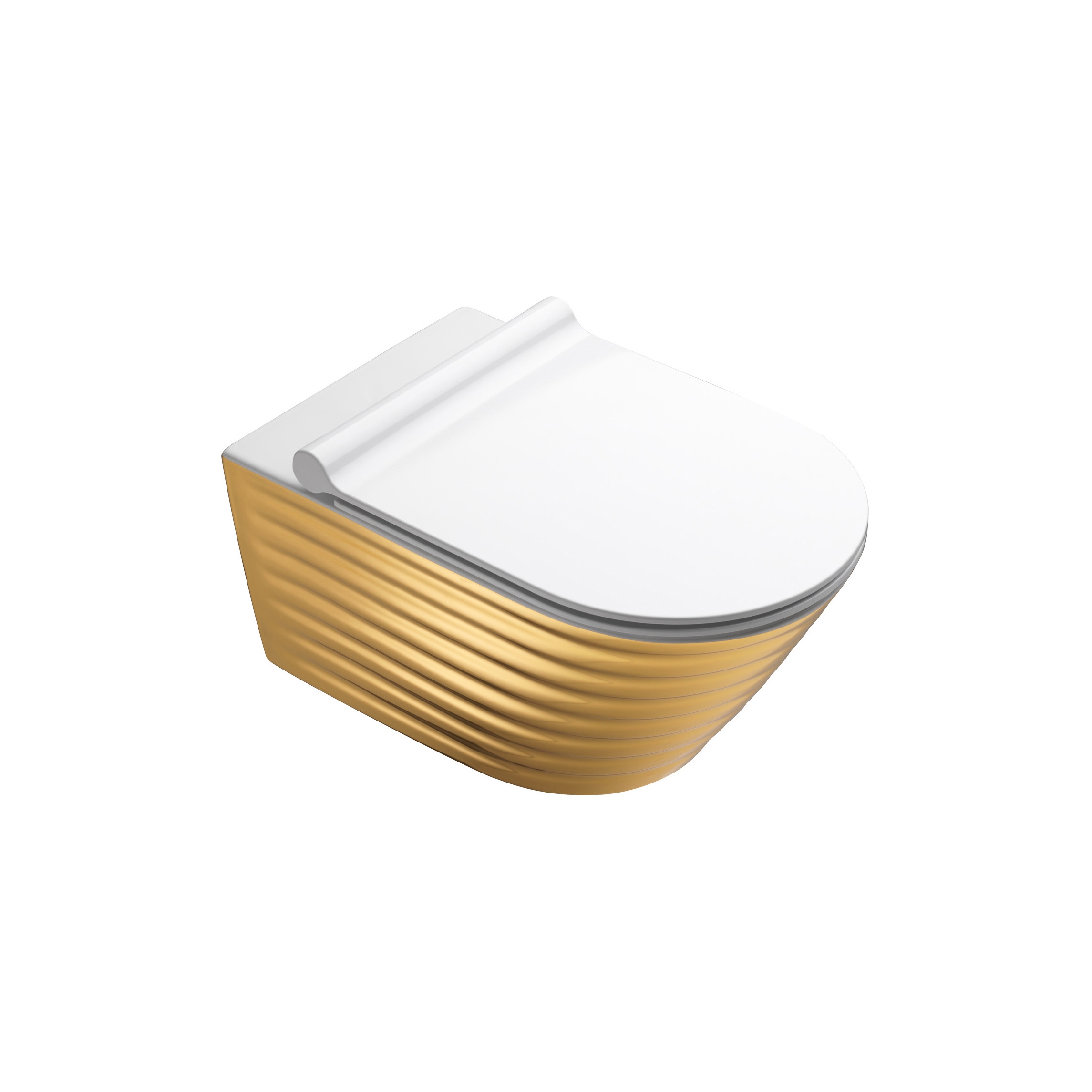 Mostra il prodotto Classy Wc Newflush 55x35 Gold White del produttore Ceramica Catalano