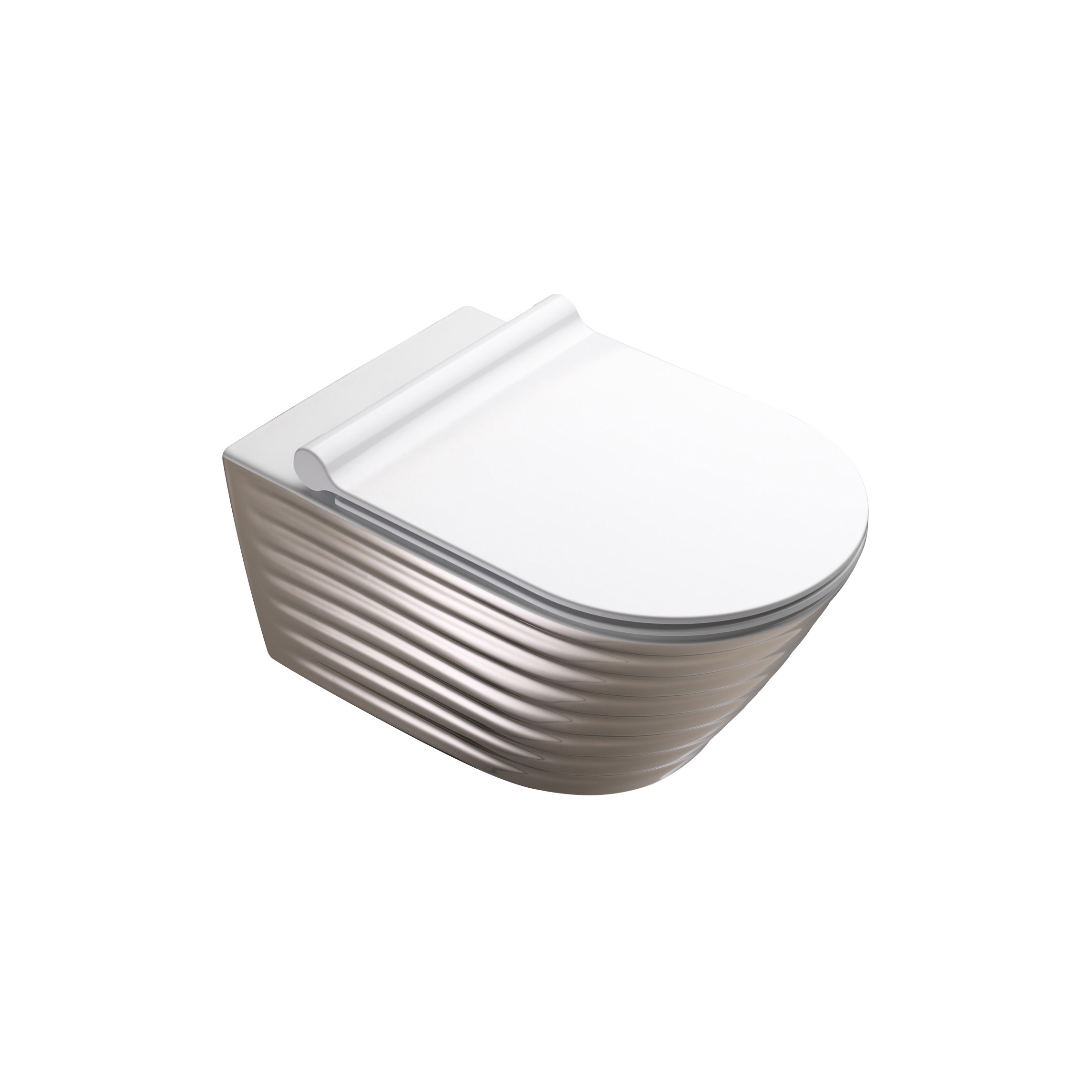 Classy Wc Newflush 55x35 Silver White