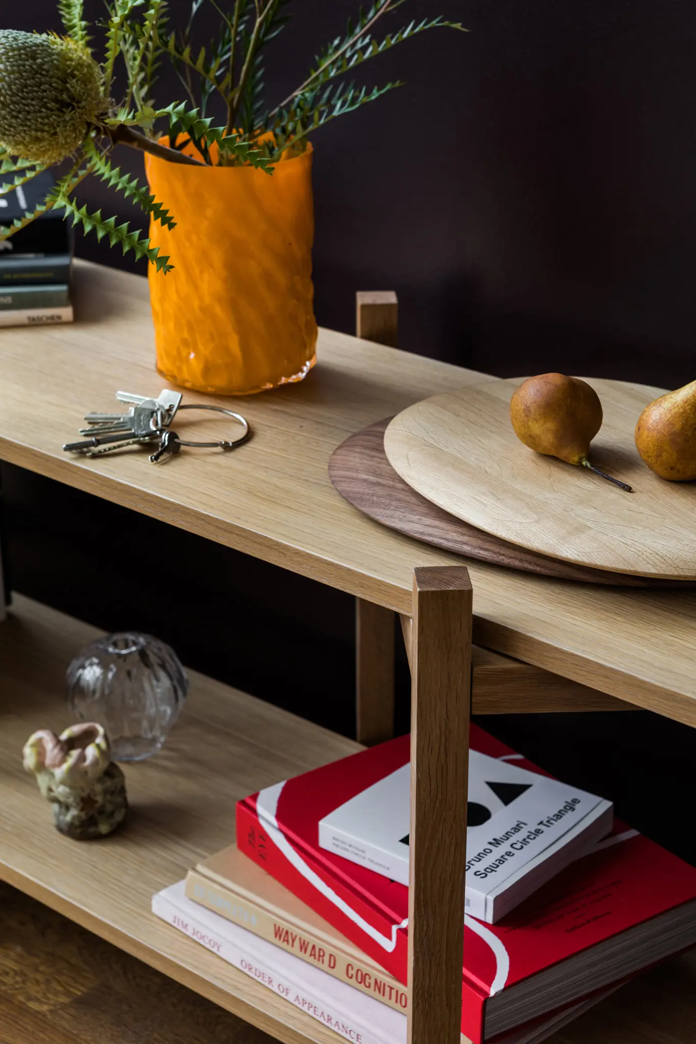Hem Design Studio - Zig Zag Media Shelf Oak