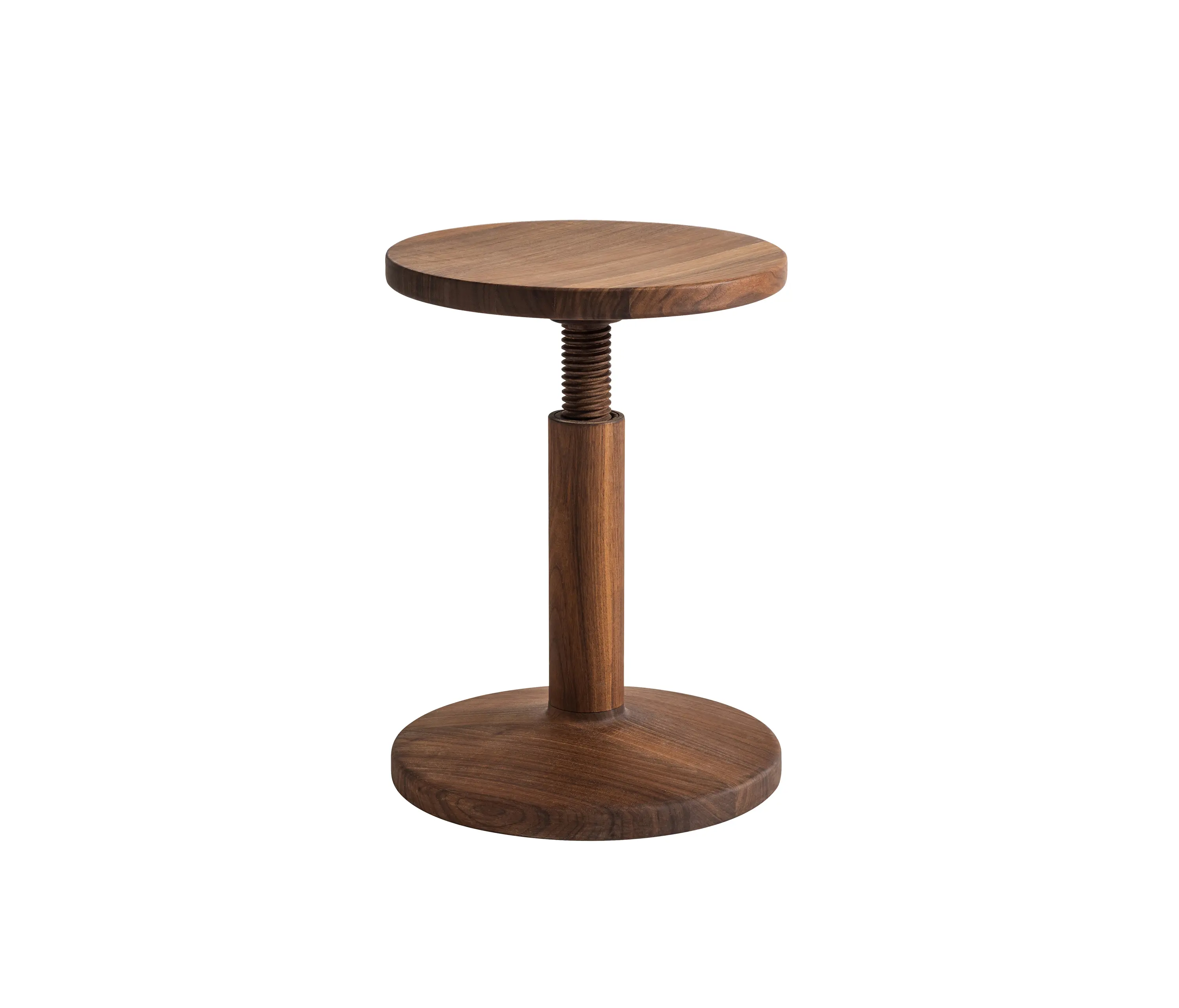 Hem Design Studio - All Wood Stool Bobbin Walnut