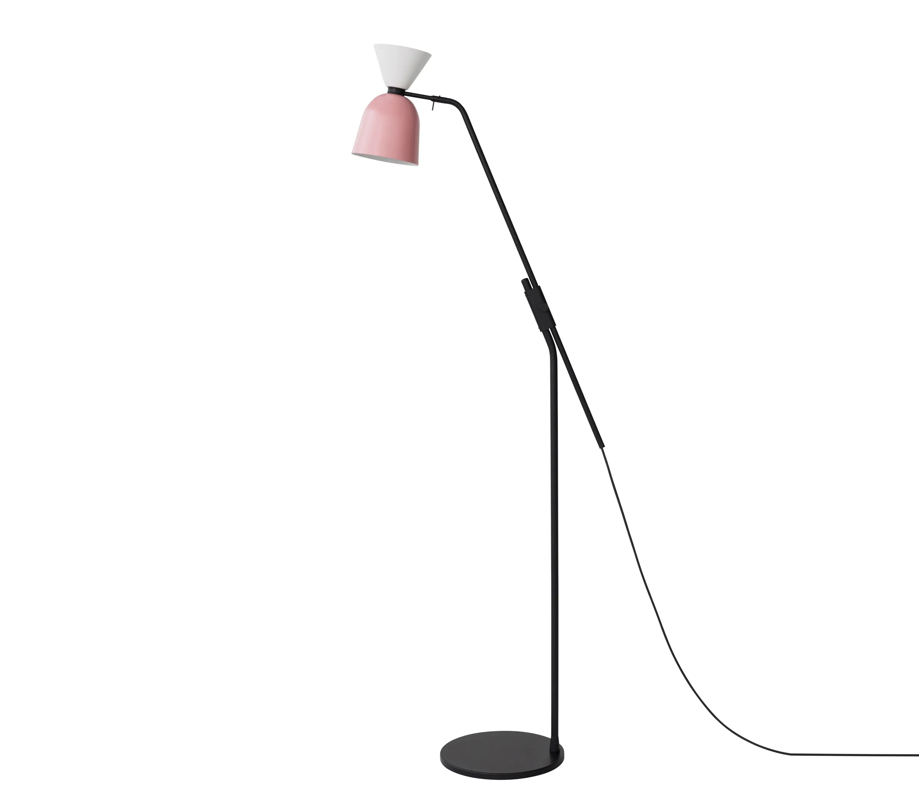 Hem Design Studio - Alphabeta Floor Lamp (EU/UK Plug) White / Light Pink