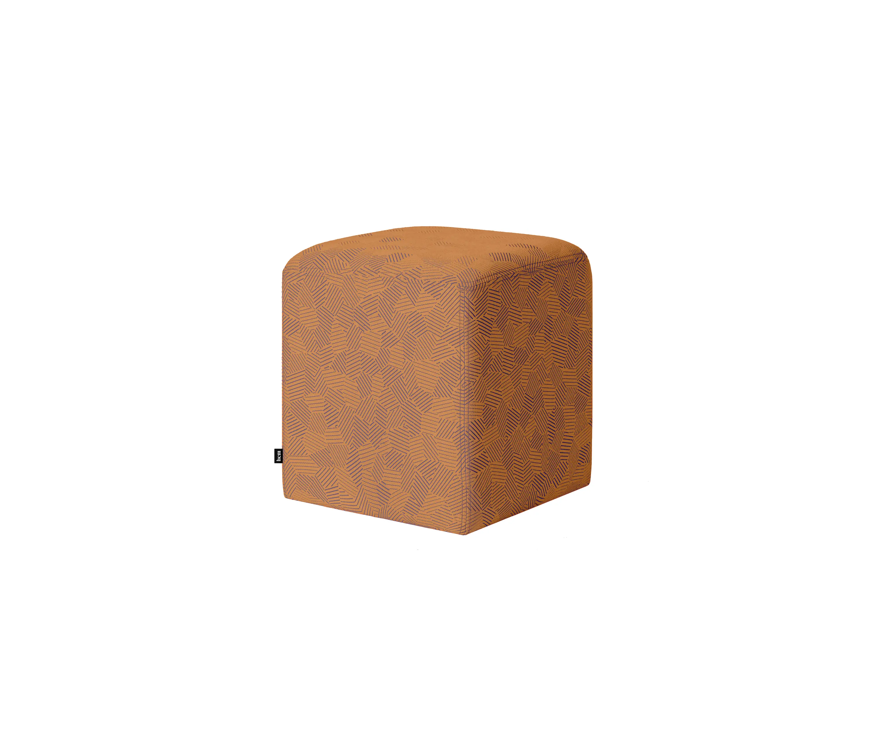 Hem Design Studio - Bon Pouf Cube Ginger