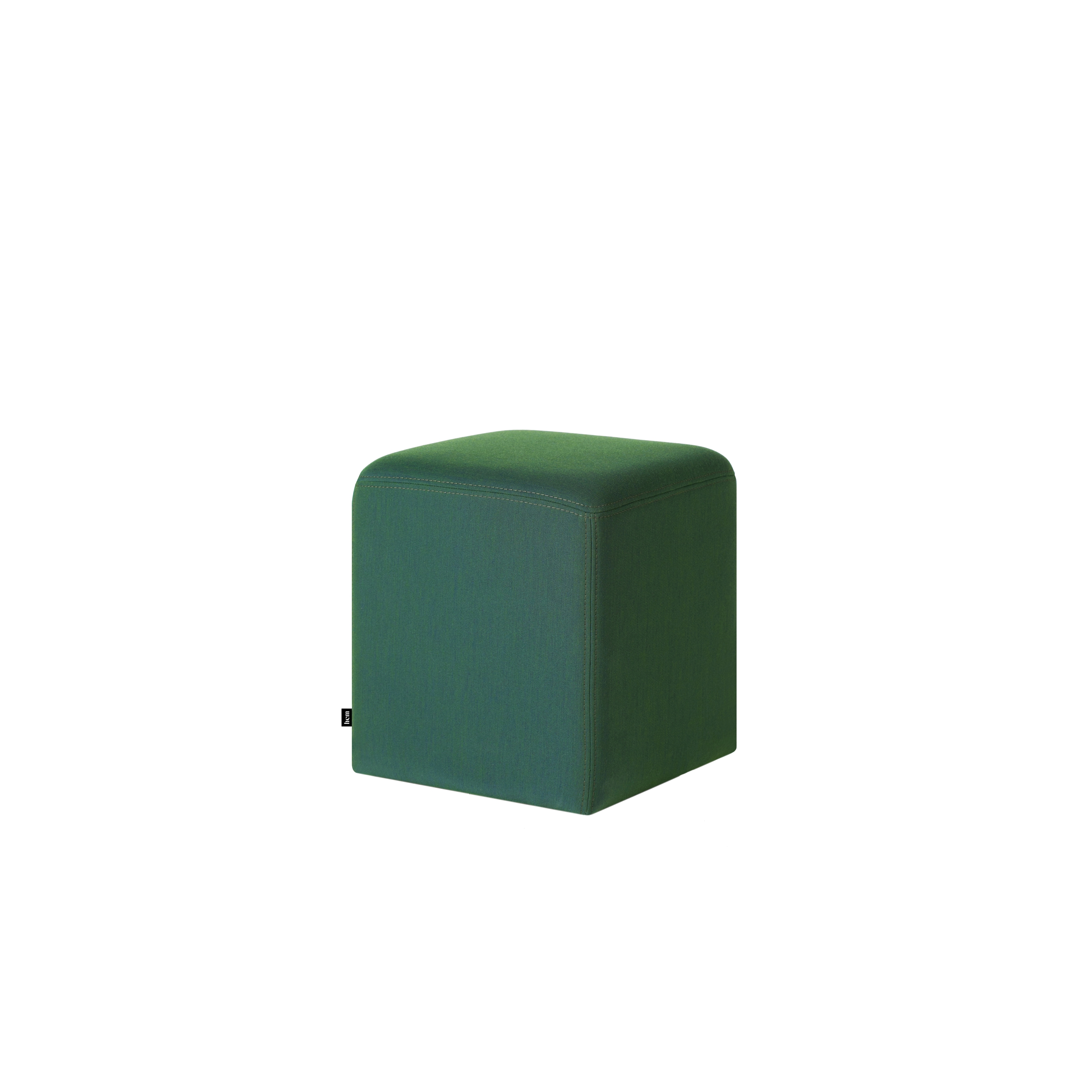 Bon Pouf Cube Peacock