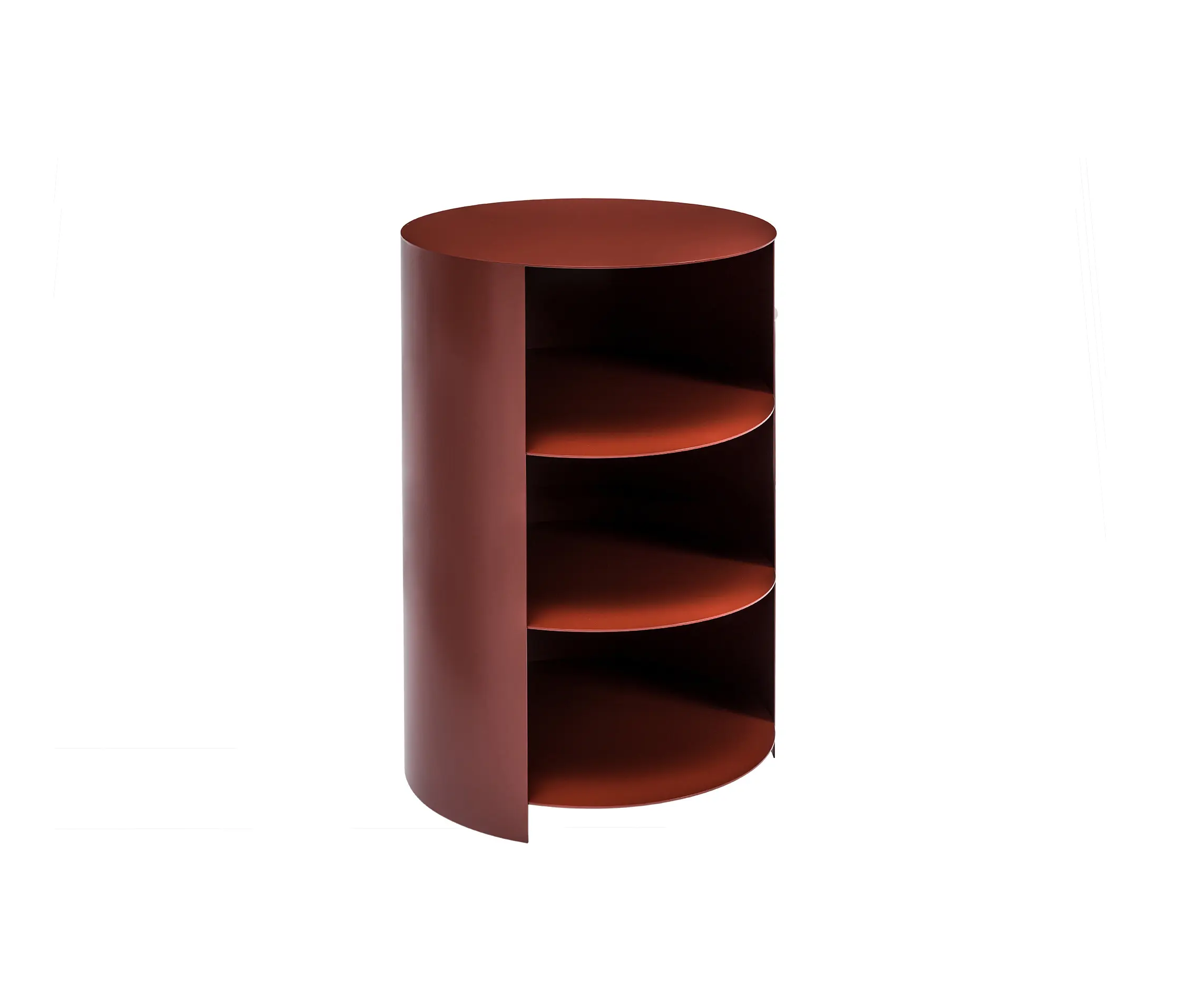 Hem Design Studio - Hide Pedestal Rust Red