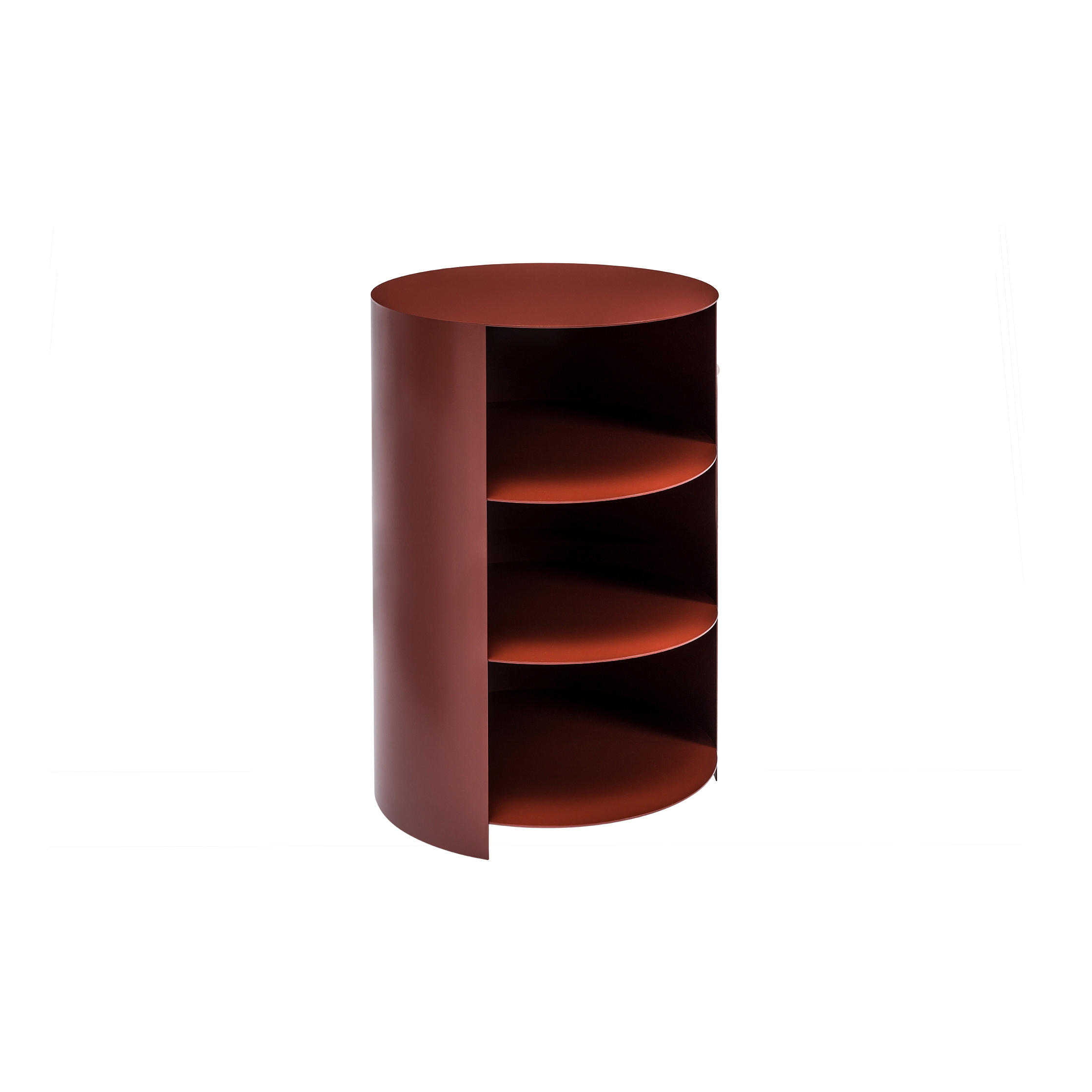 Hide Pedestal Rust Red