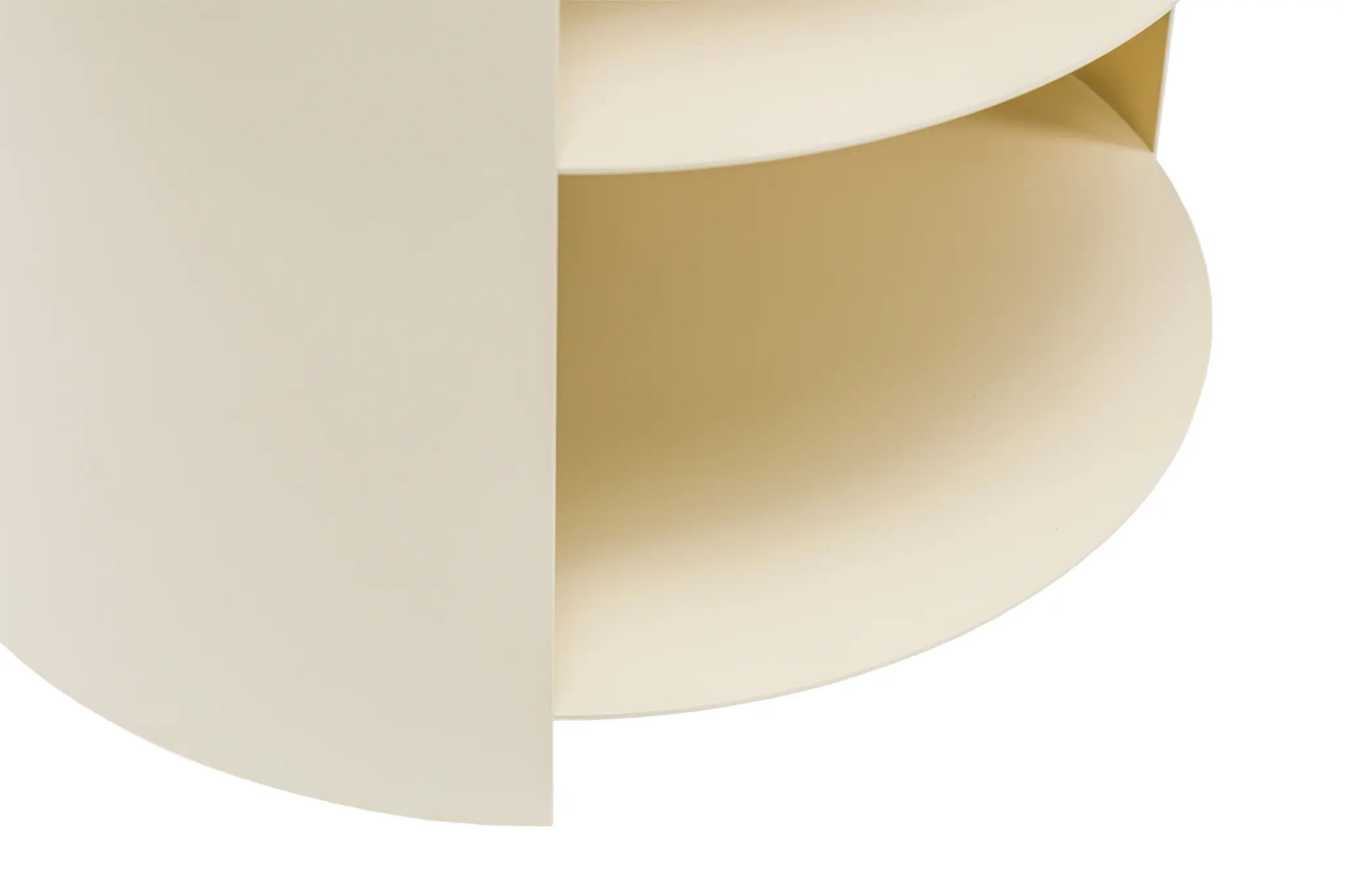 Hem Design Studio - Hide Side Table Ivory