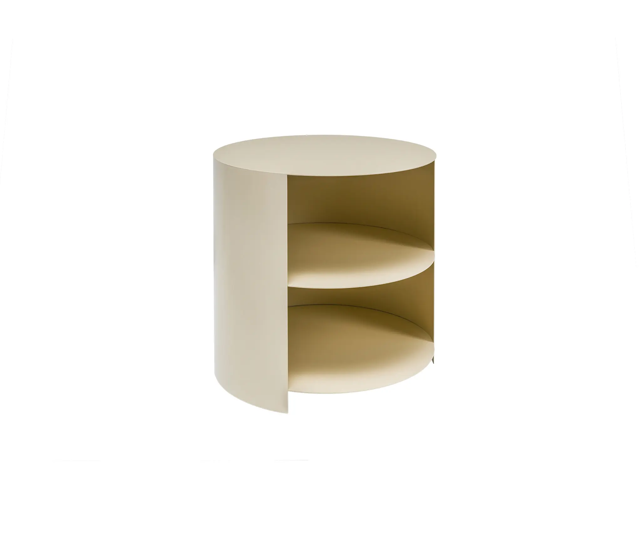Hem Design Studio - Hide Side Table Ivory