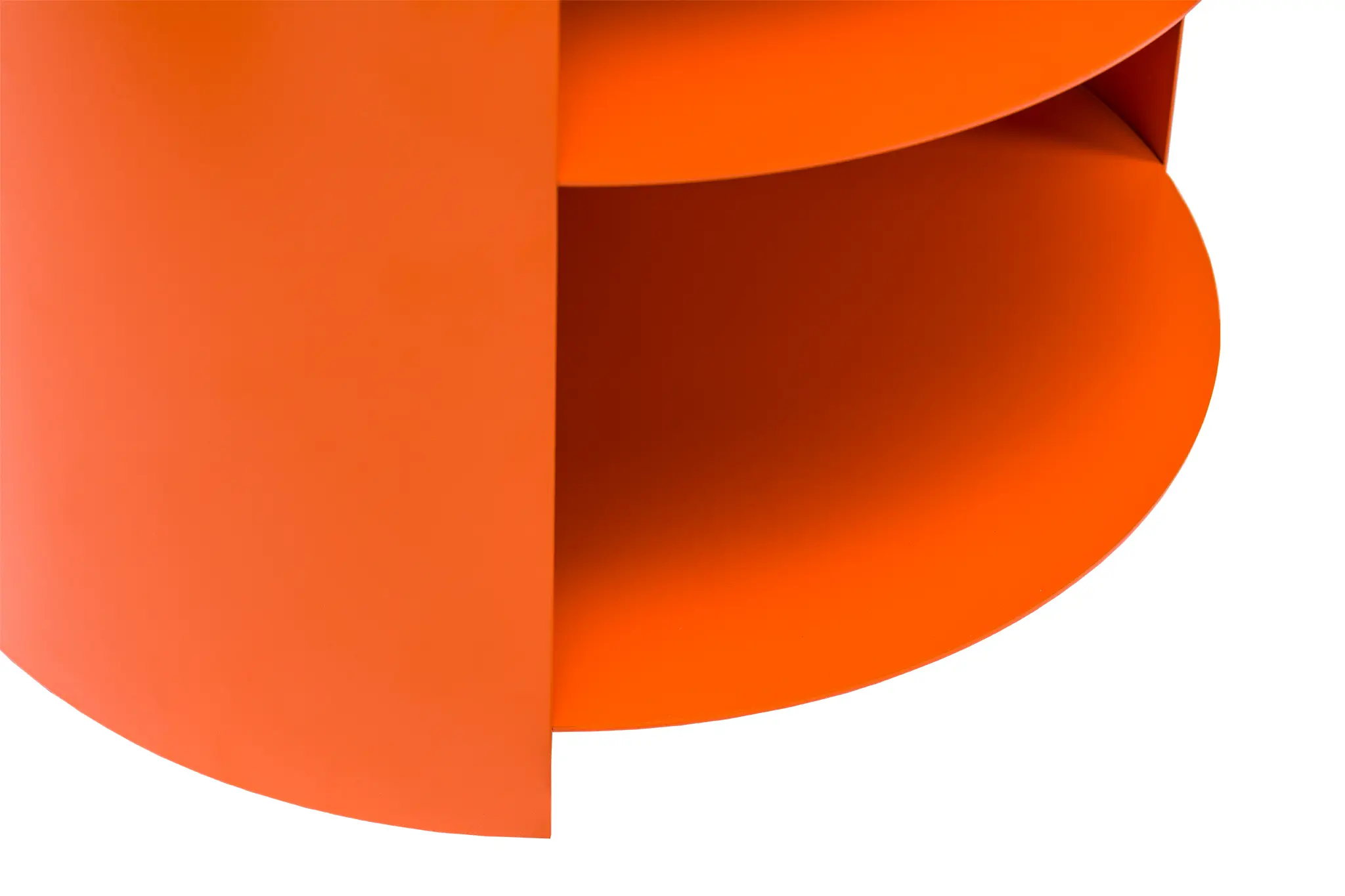 Hem Design Studio - Hide Side Table Bright Orange