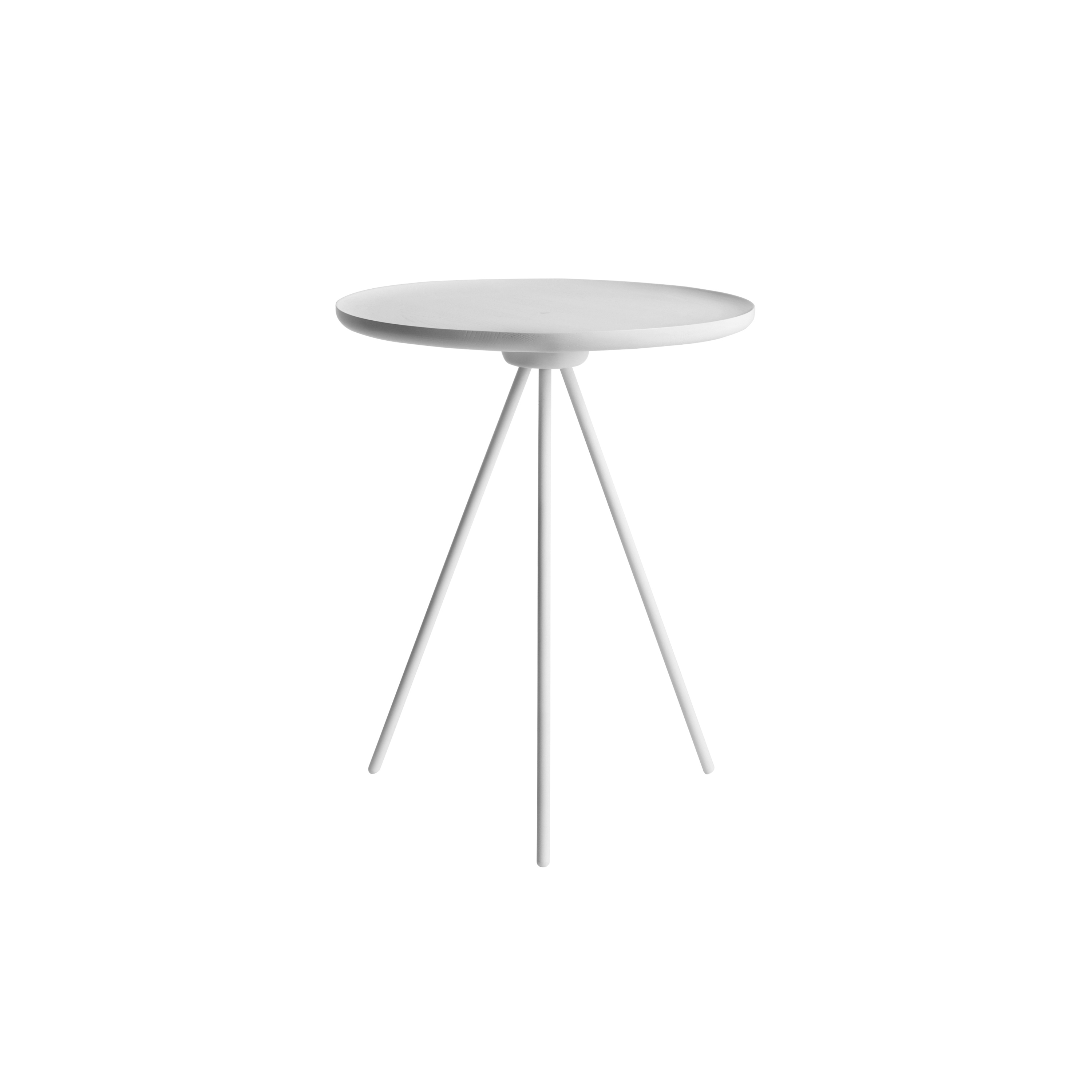 Key Side Table White / White
