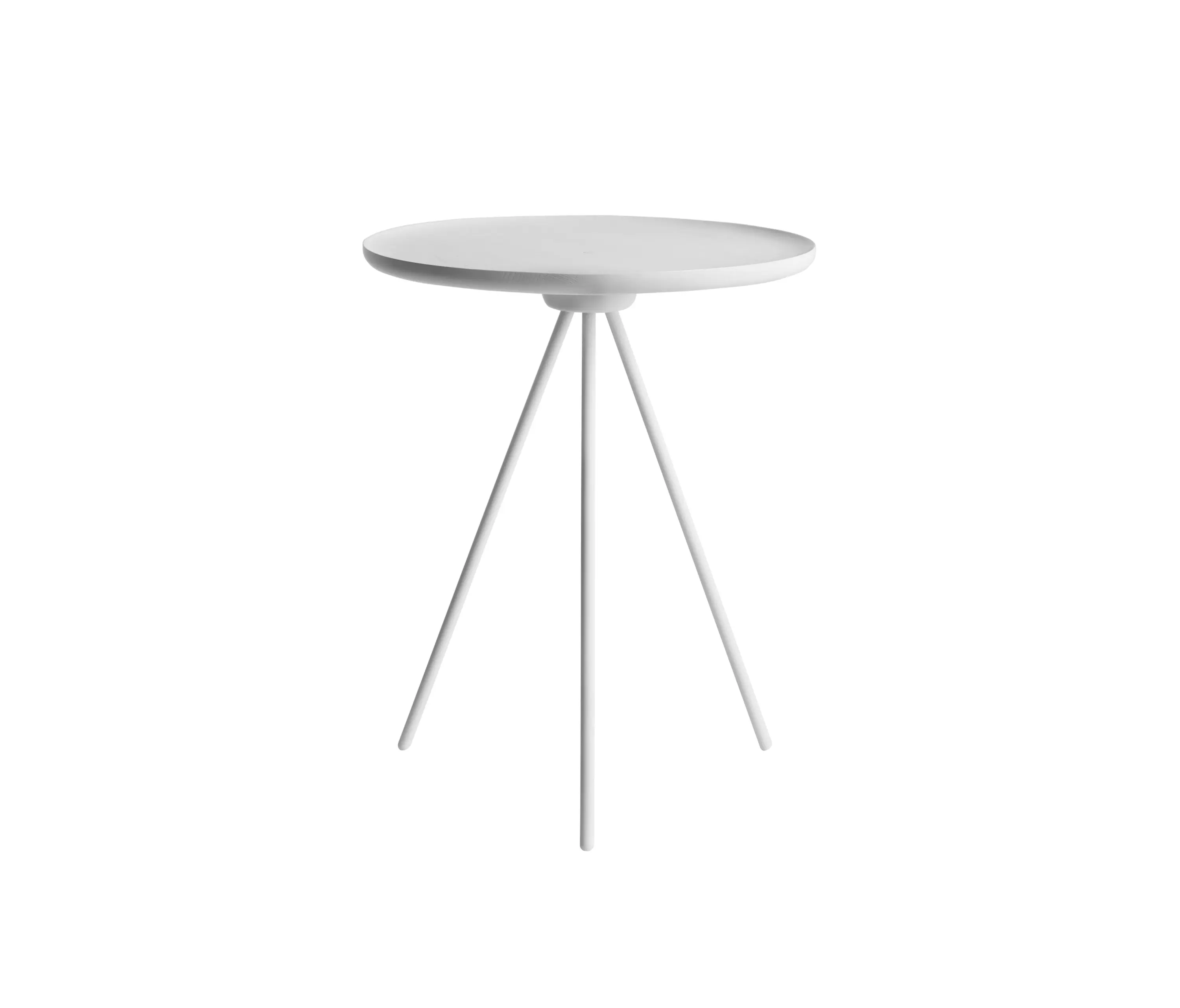 Hem Design Studio - Key Side Table White / White