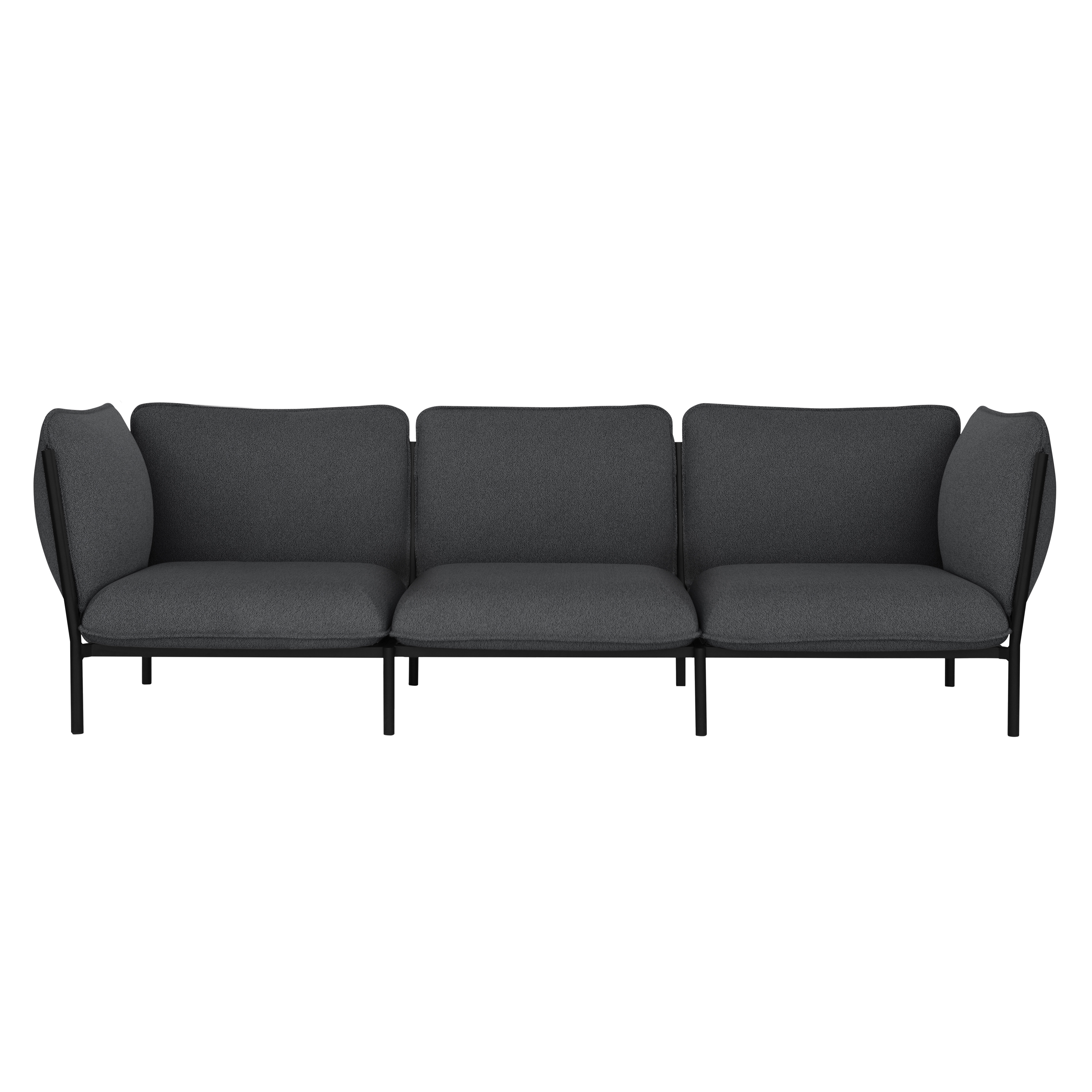 Kumo Sofa 3-Seater Graphite