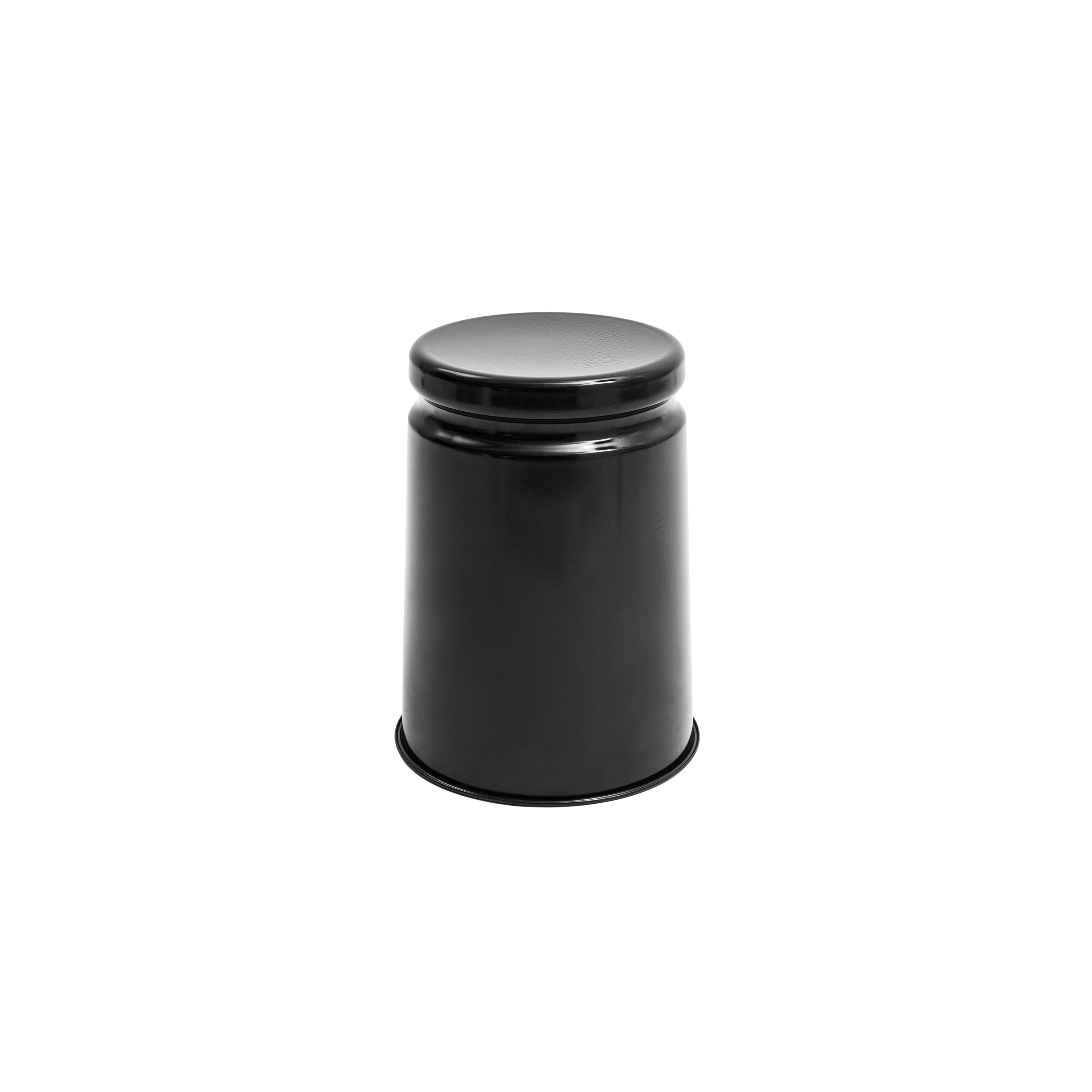 Last Stool Enameled steel (Black)