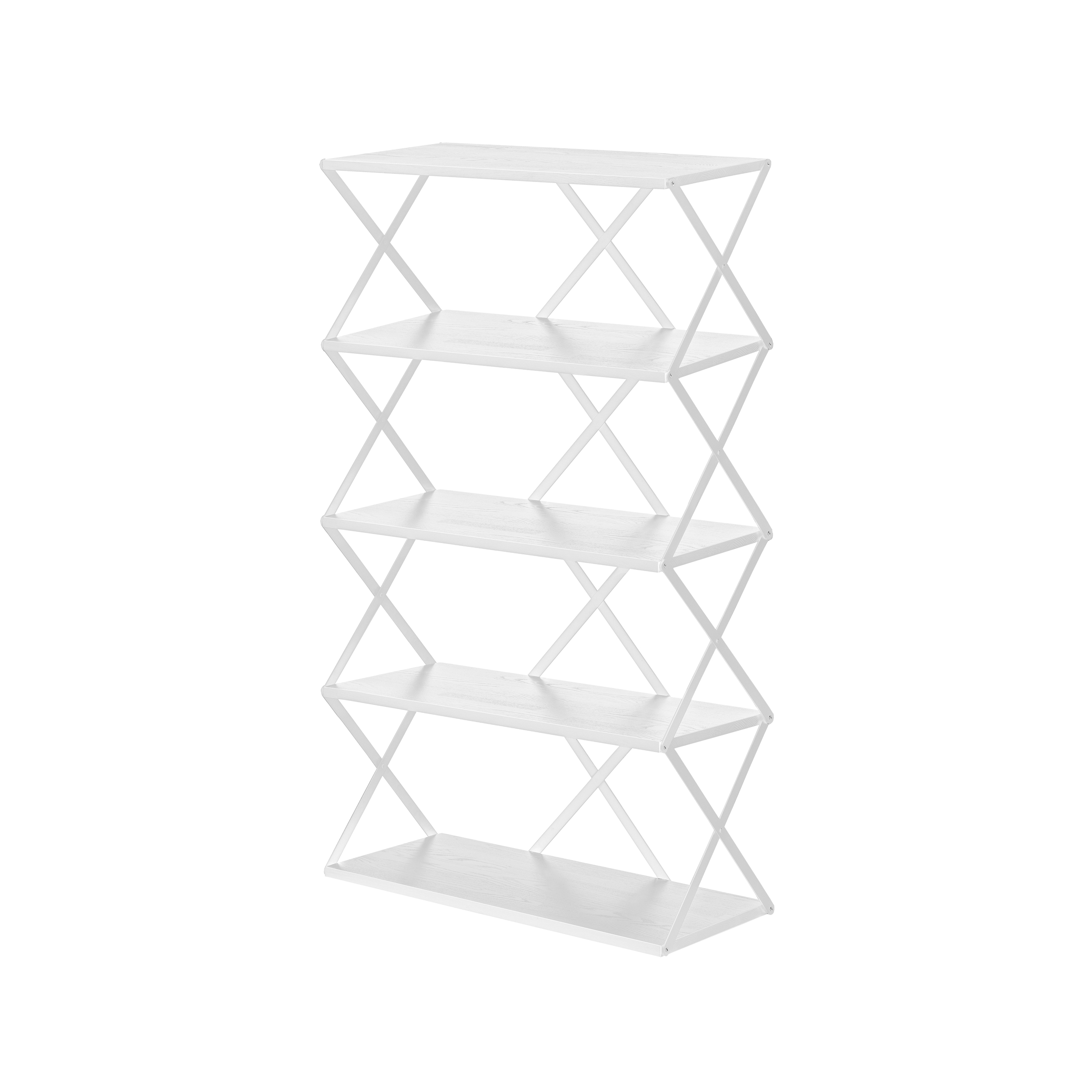 Lift 5 Shelf White