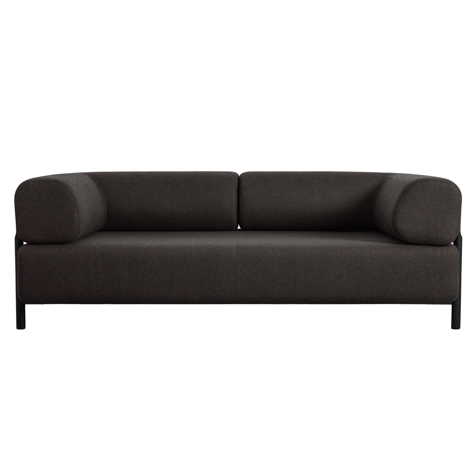 Palo Modular 2-Seater Sofa + Armrest Black-Brown
