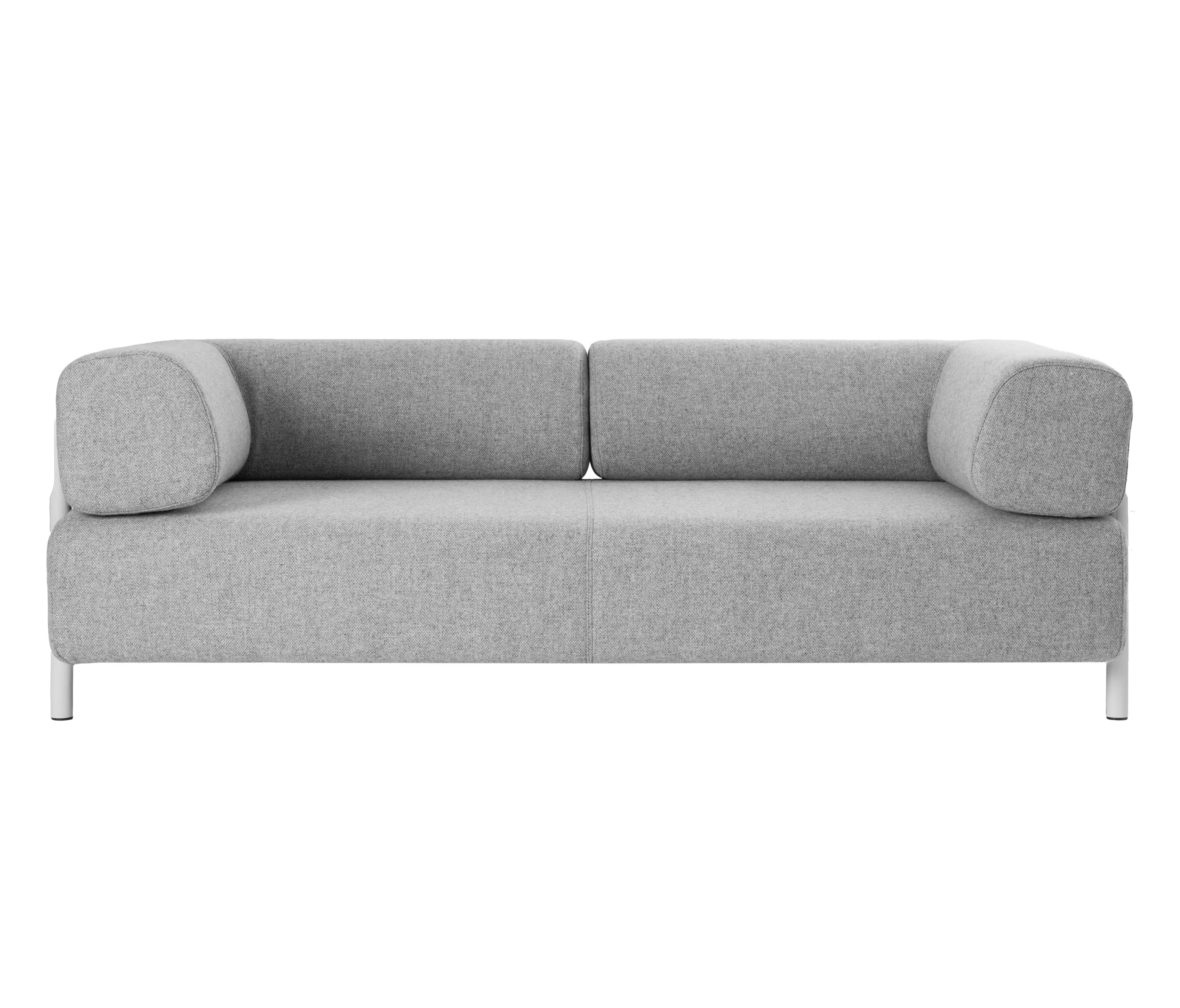 Hem Design Studio - Palo Modular 2-Seater Sofa + Armrest Grey