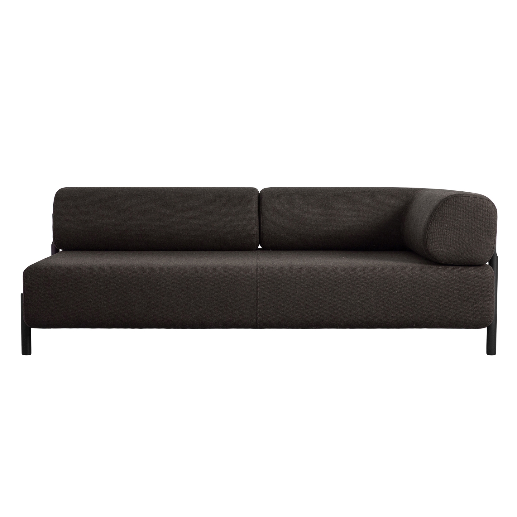 Palo Modular Corner Sofa Right Brown-Black
