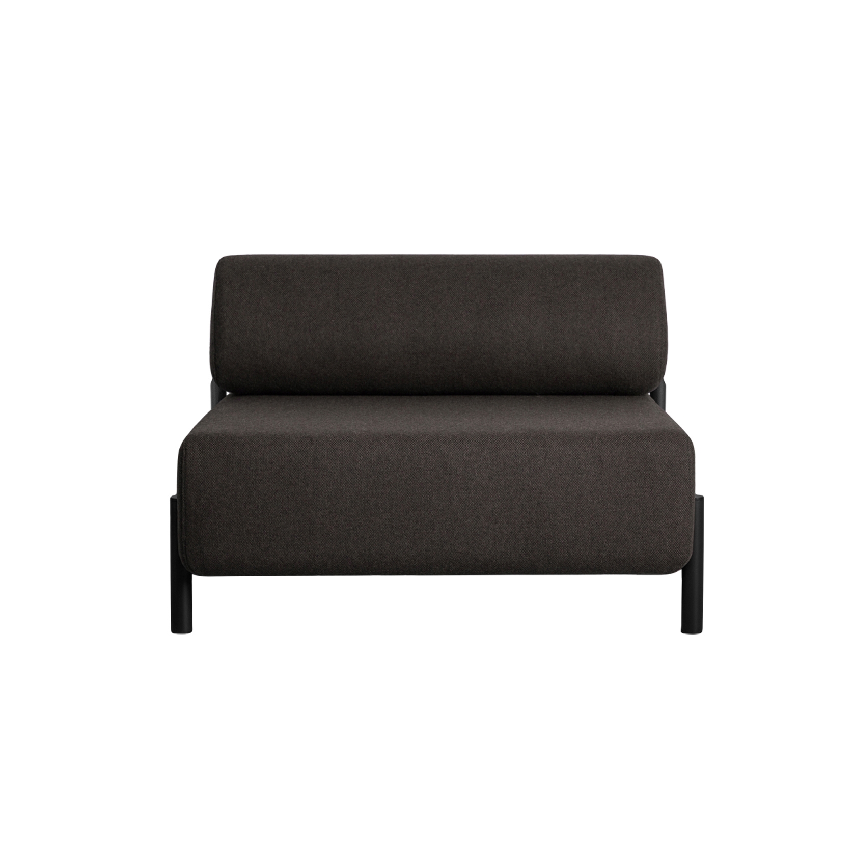 Palo Modular Single-Seater Brown-Black