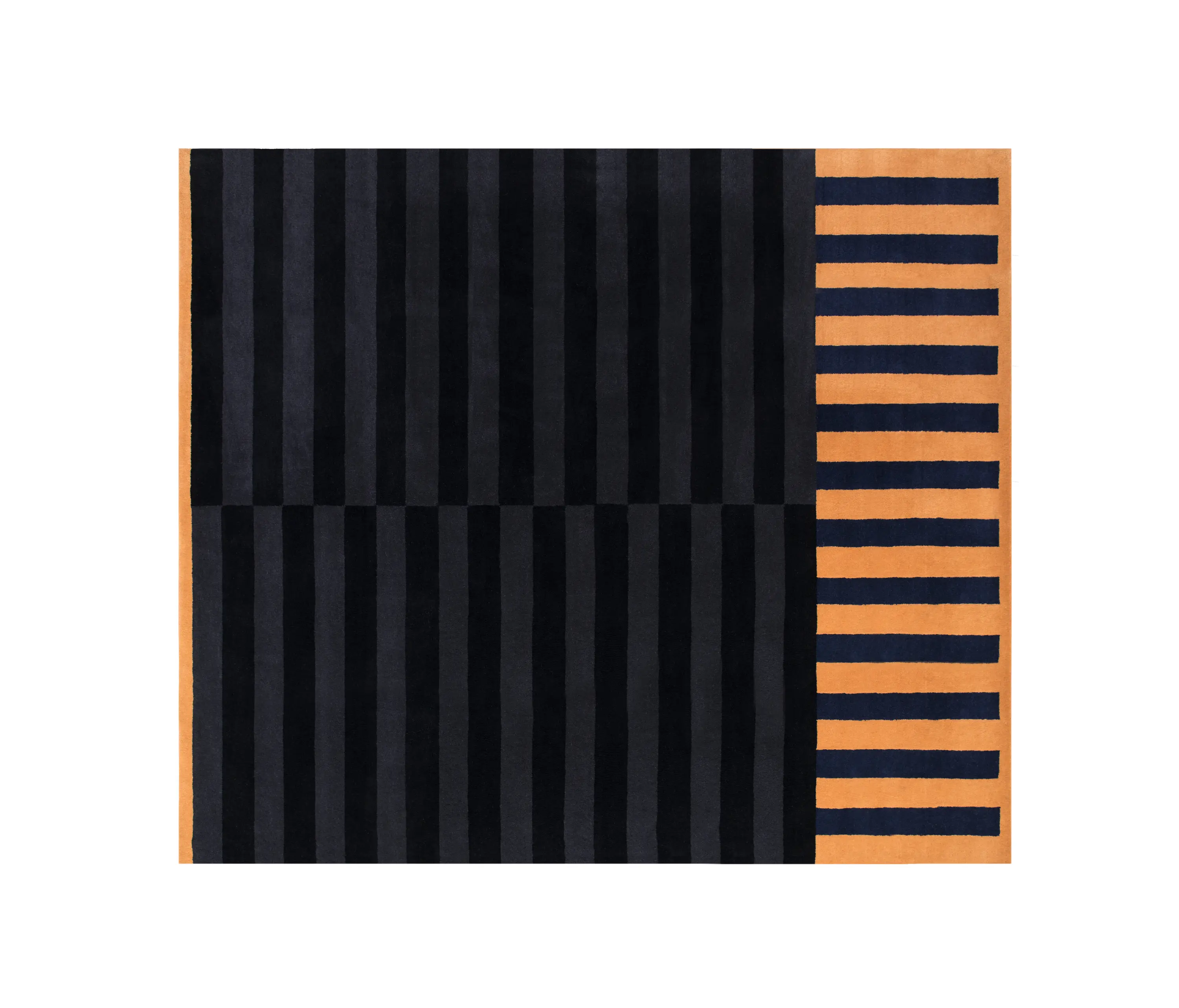 Hem Design Studio - Stripe Rug Alloy