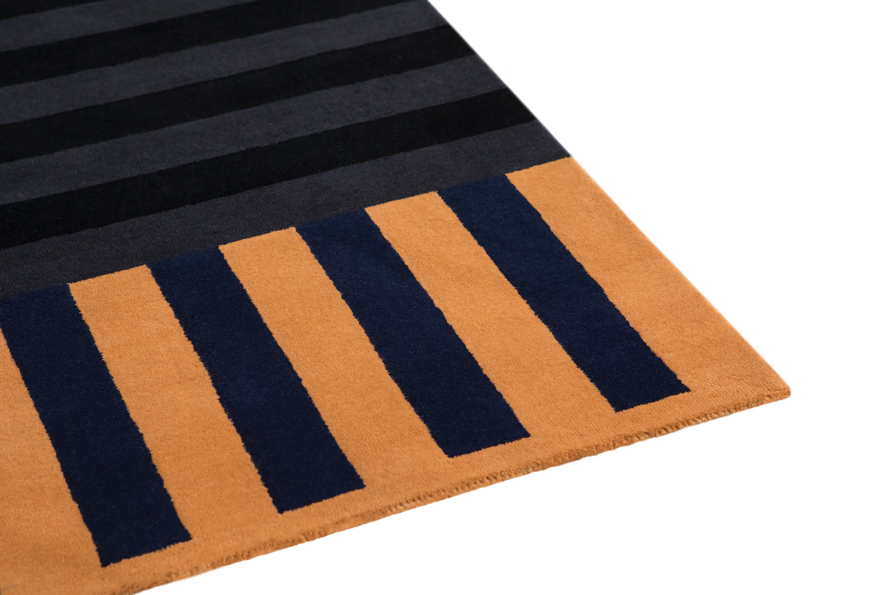 Hem Design Studio - Stripe Rug Alloy