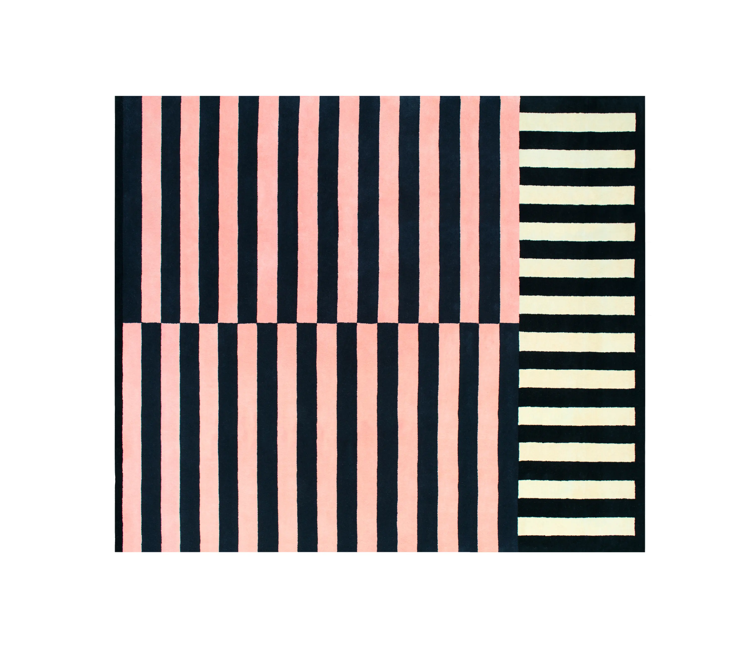 Hem Design Studio - Stripe Rug Roseate