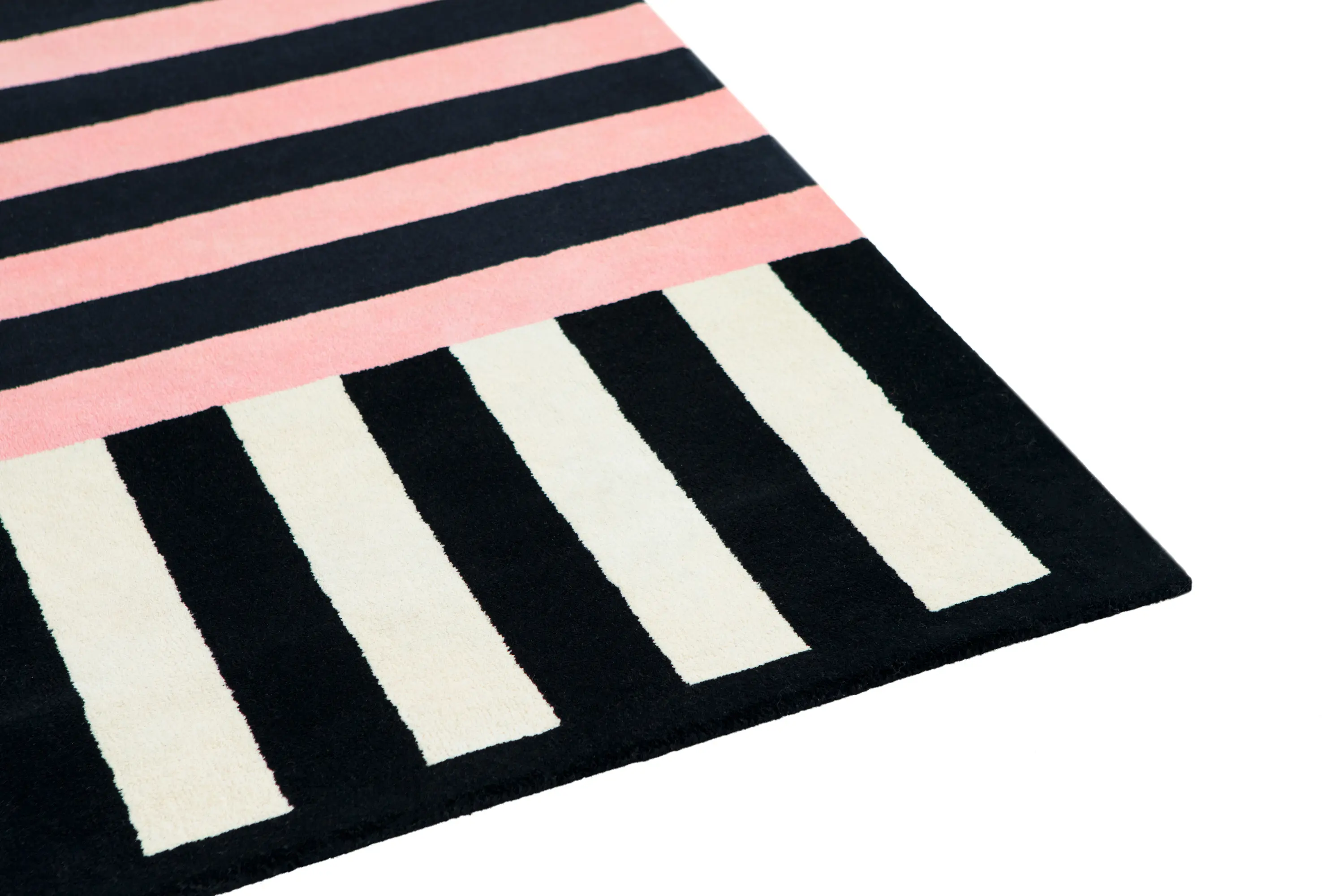 Hem Design Studio - Stripe Rug Roseate
