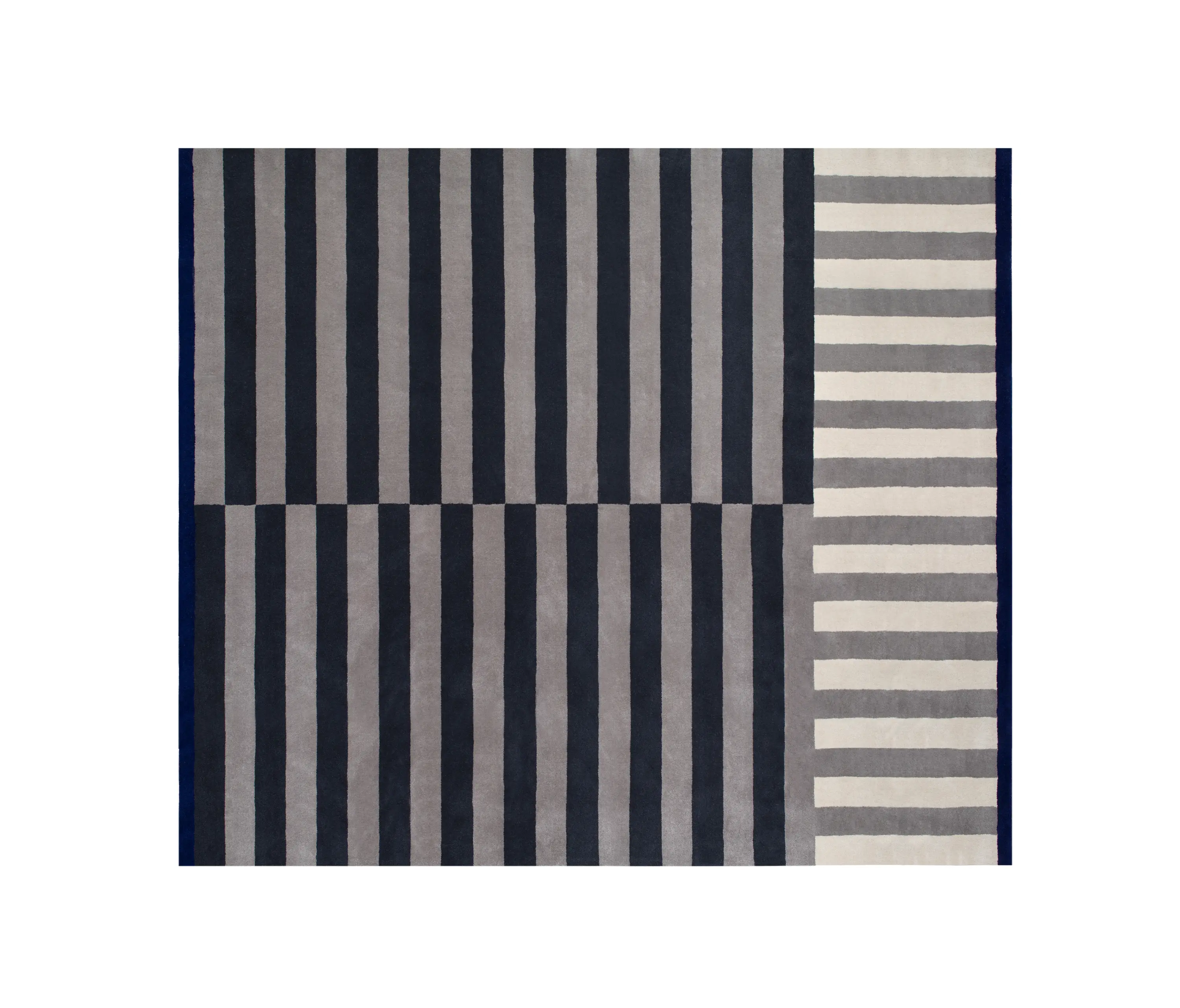 Hem Design Studio - Stripe Rug Slate