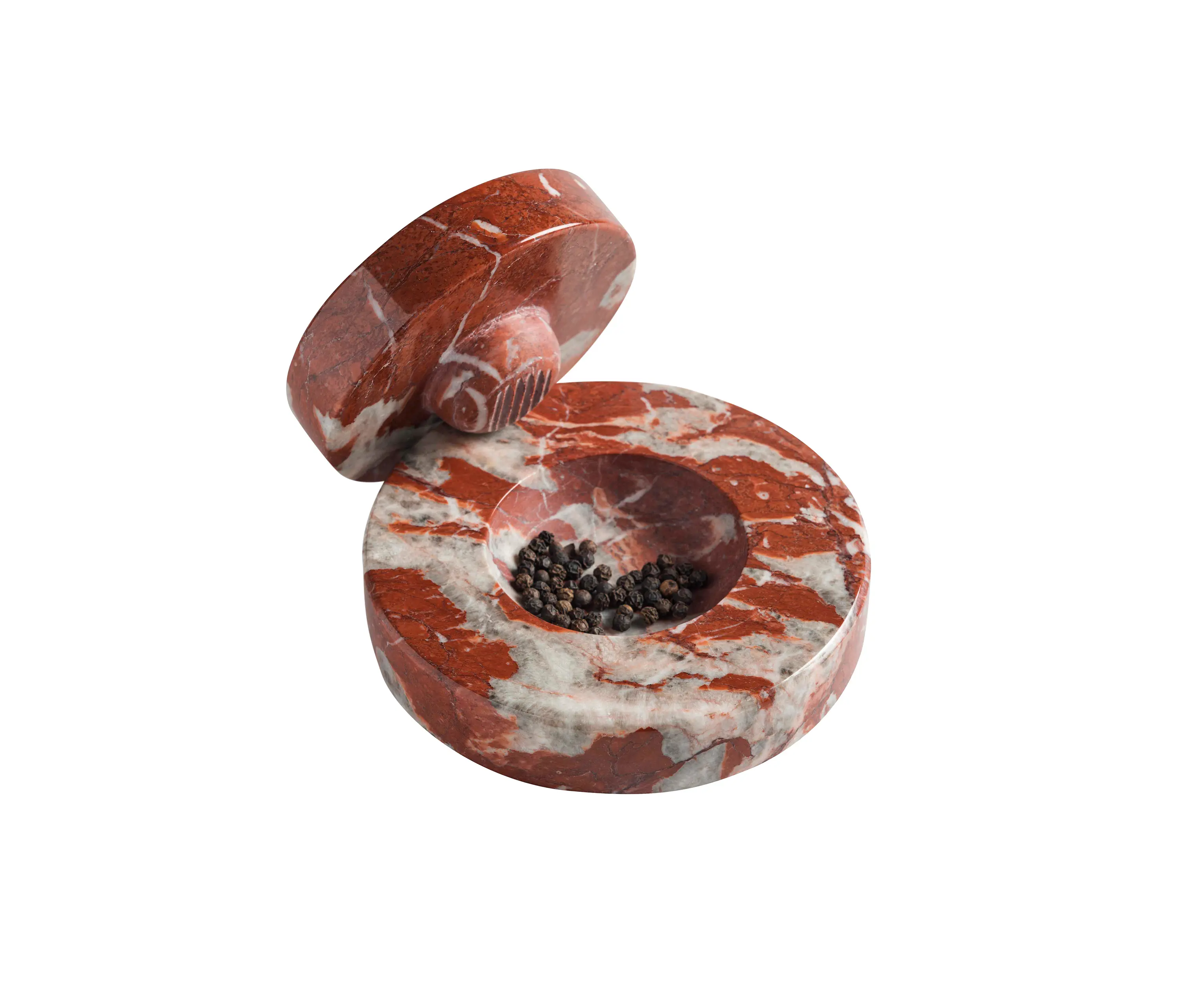 Hem Design Studio - Table Mortar Rosso Francia