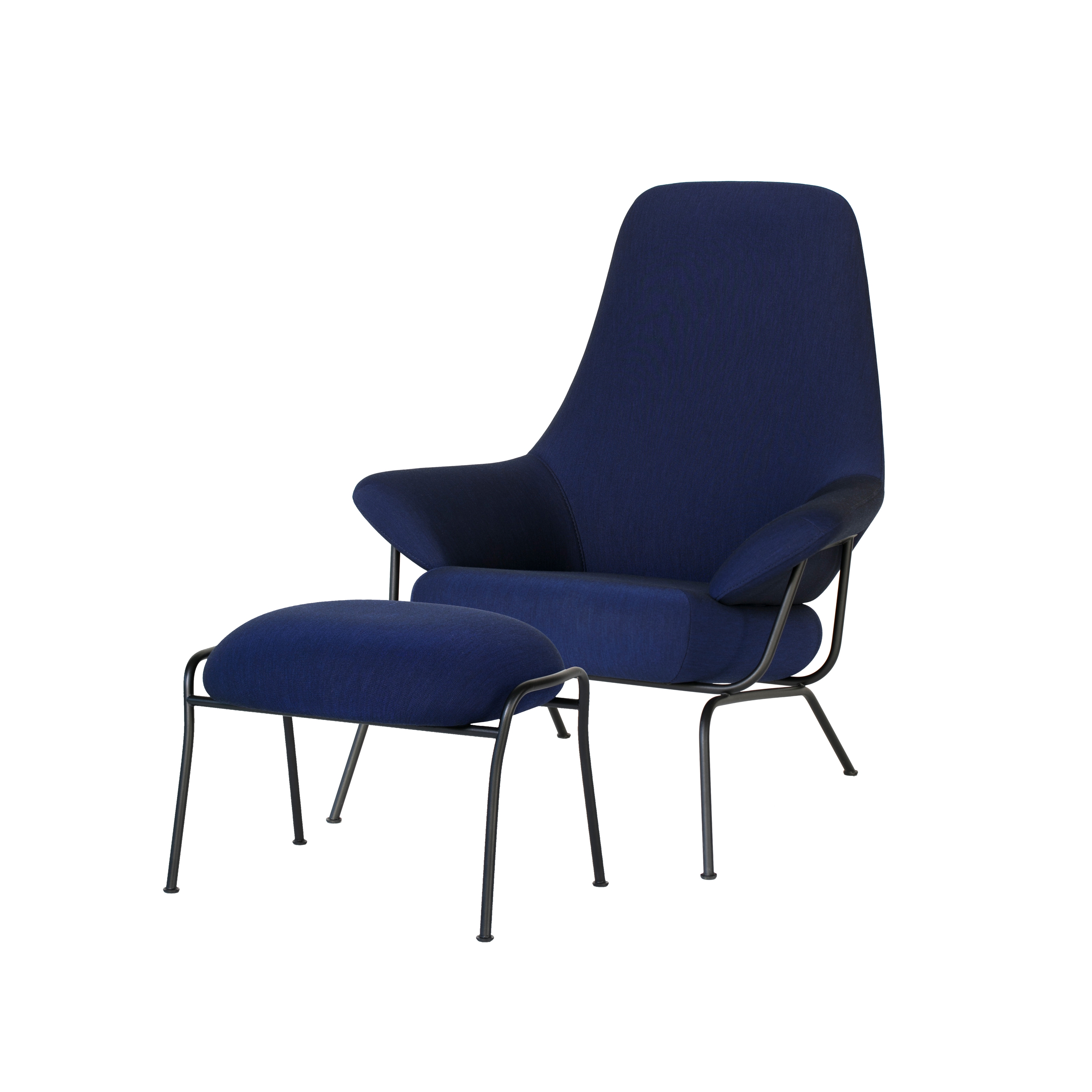 Hai Chair Ink + Ottoman