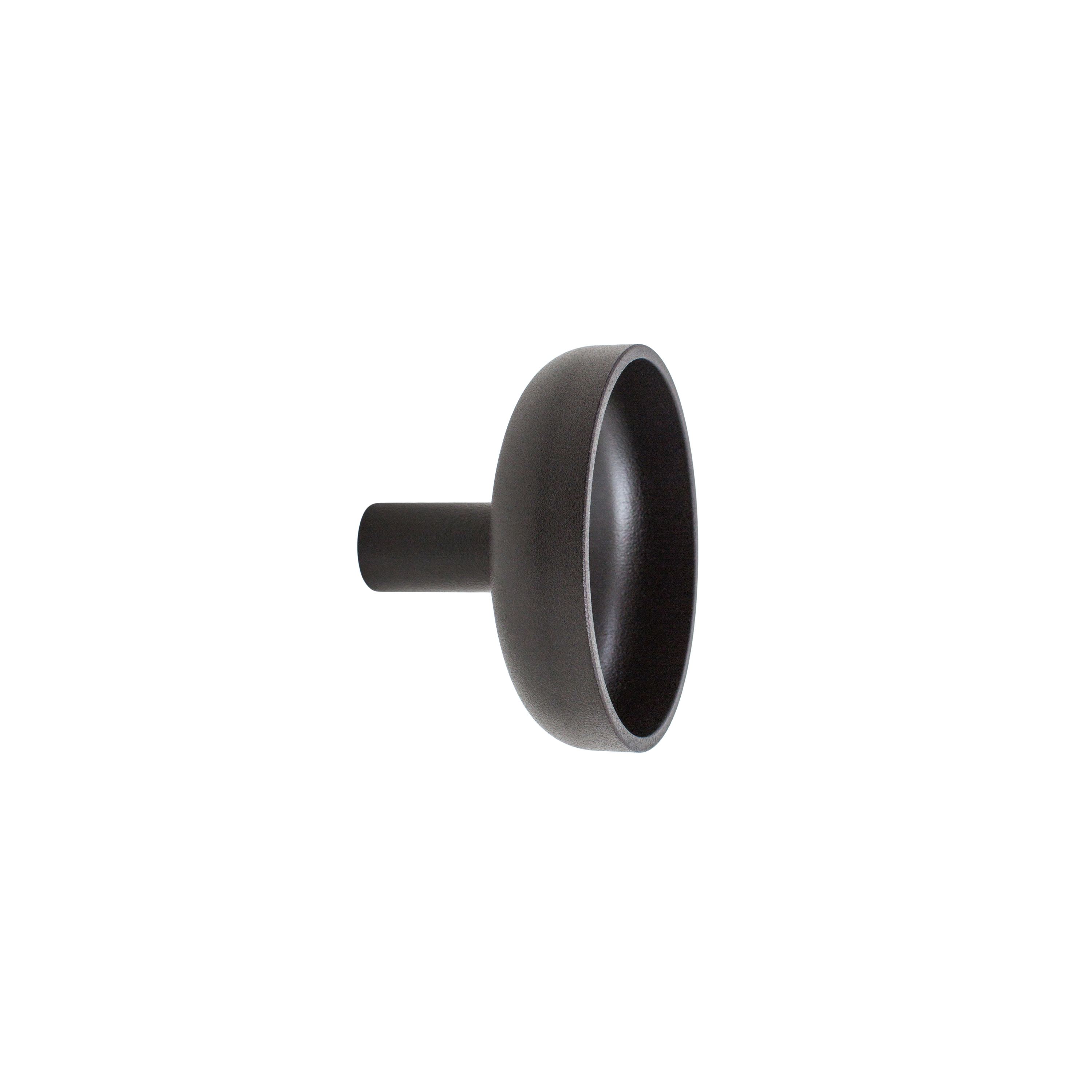 Punched Metal Hook Large Black