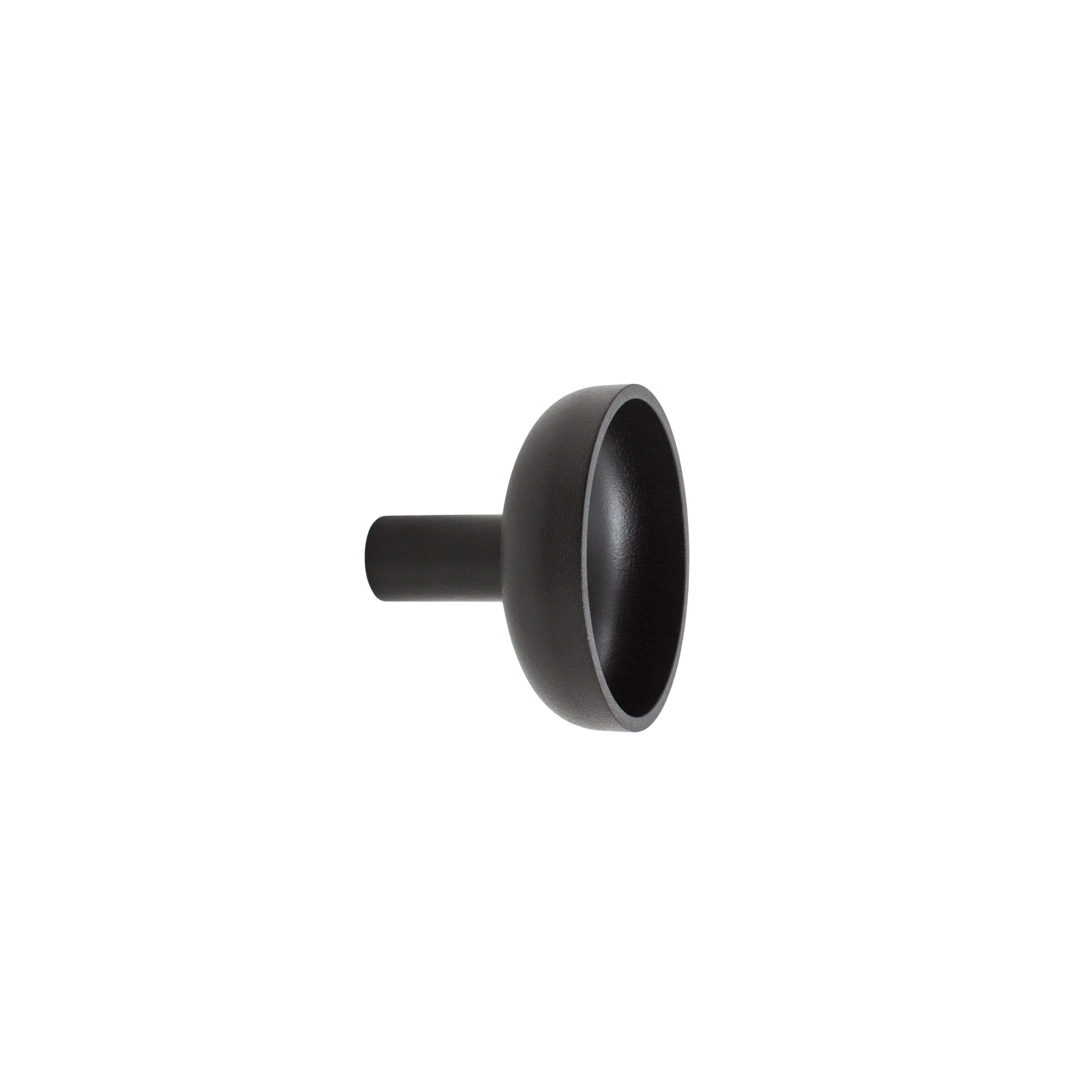 Punched Metal Hook Small Black