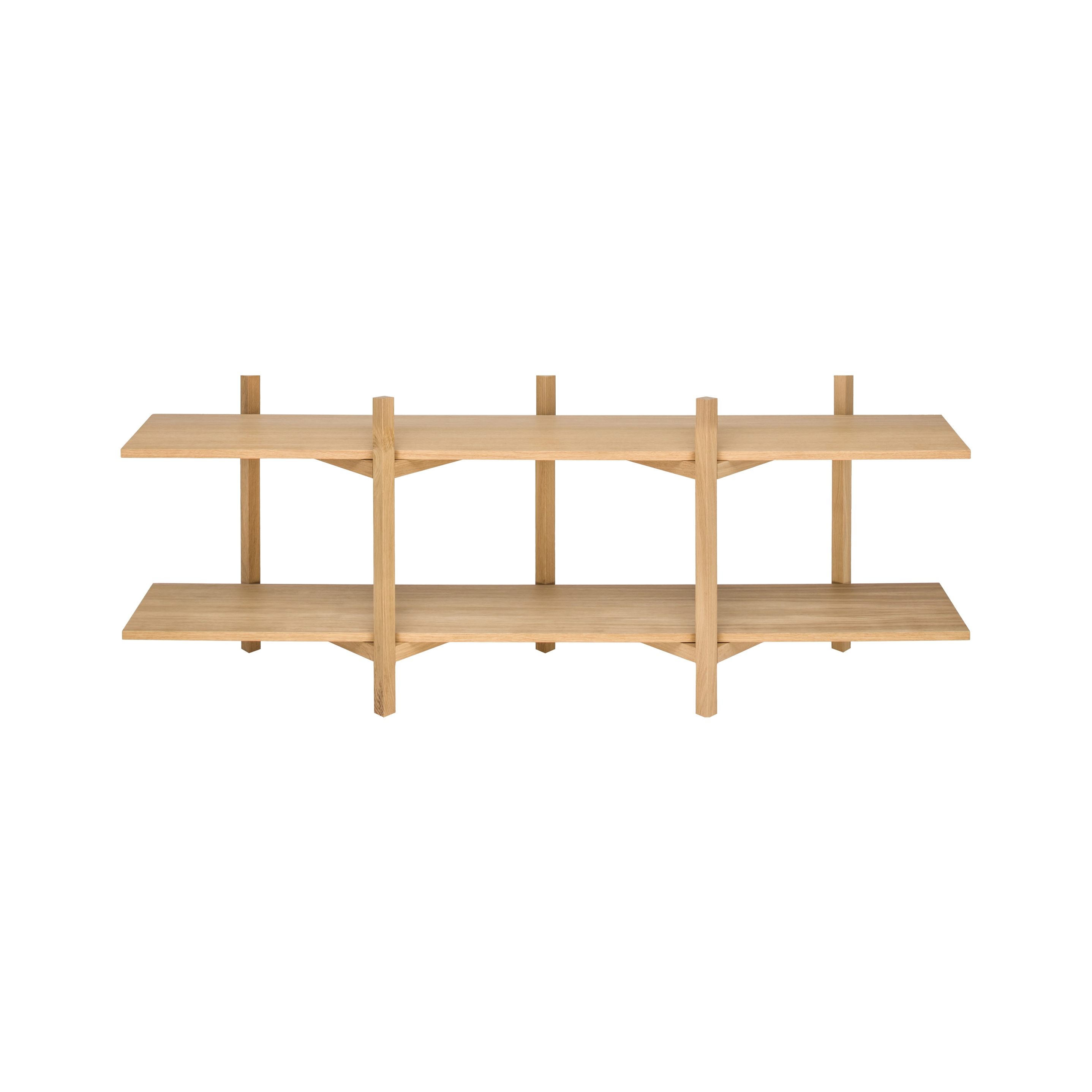 Display product Zig Zag Media Shelf Oak from manufacturer Hem Design Studio