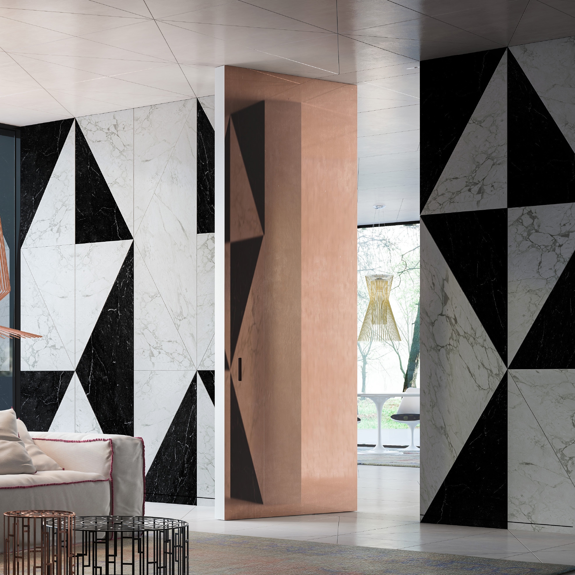 INTERIOR PIVOT DOORS