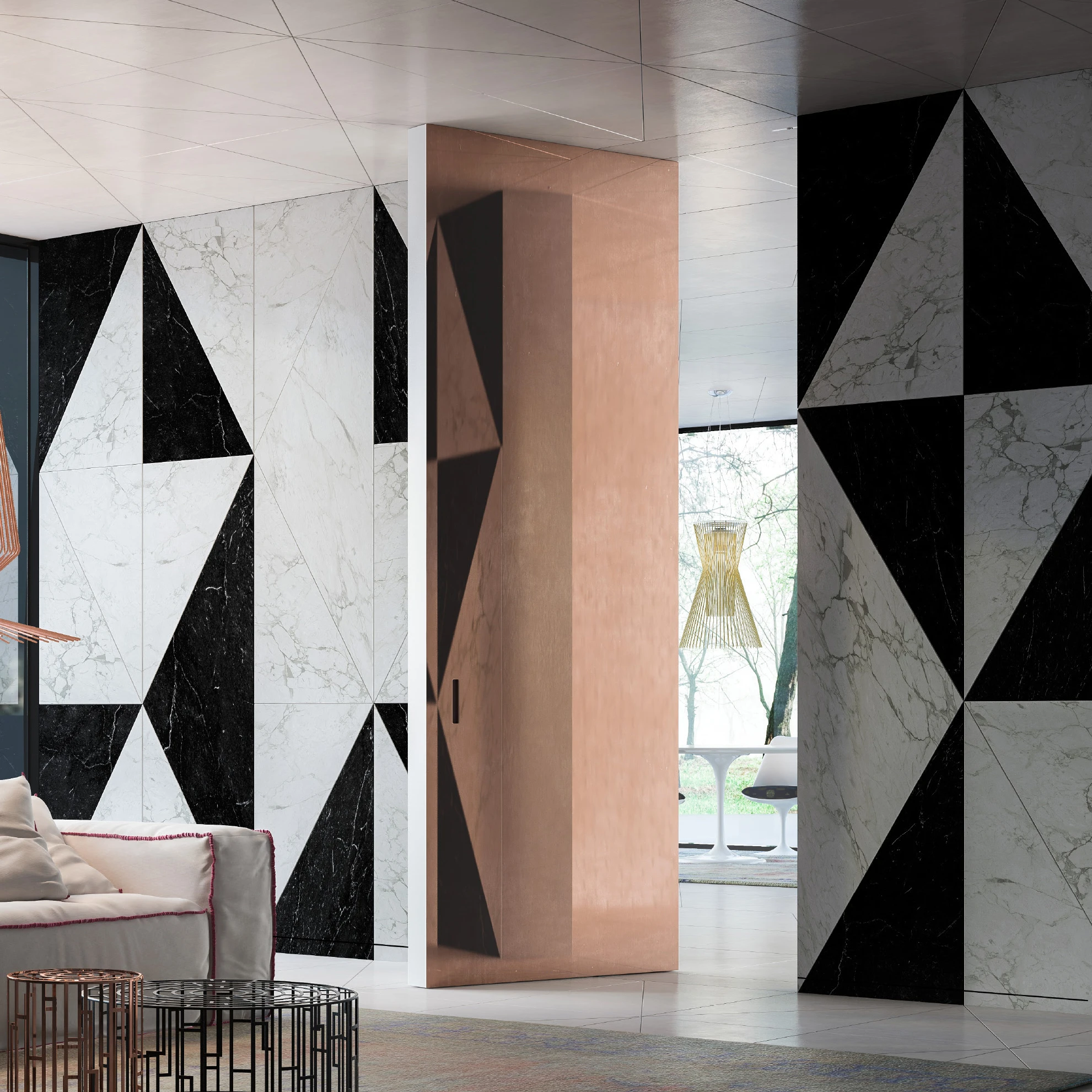 INTERIOR PIVOT DOORS