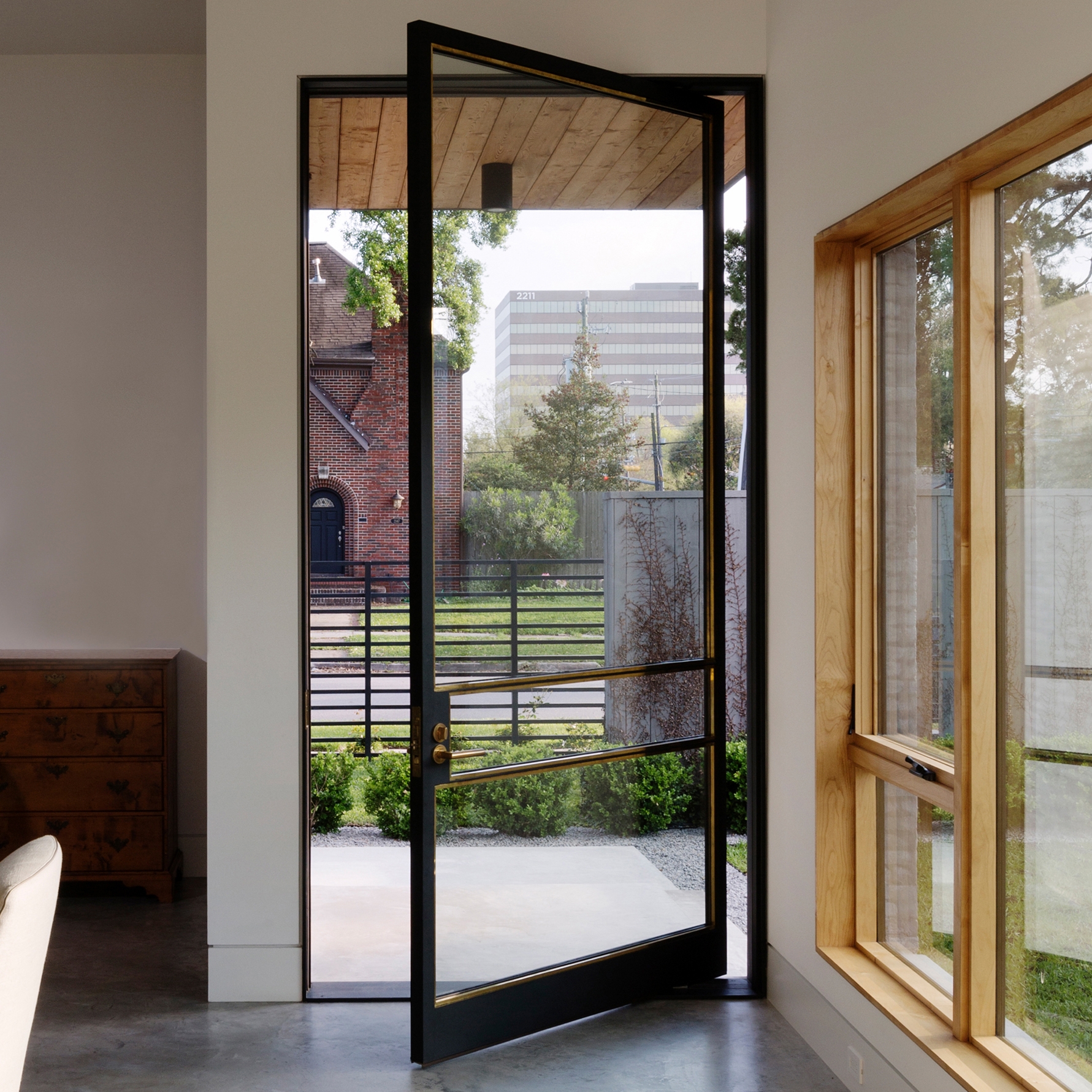 Display product System M | Steel Entrance Pivot Door from manufacturer FritsJurgens
