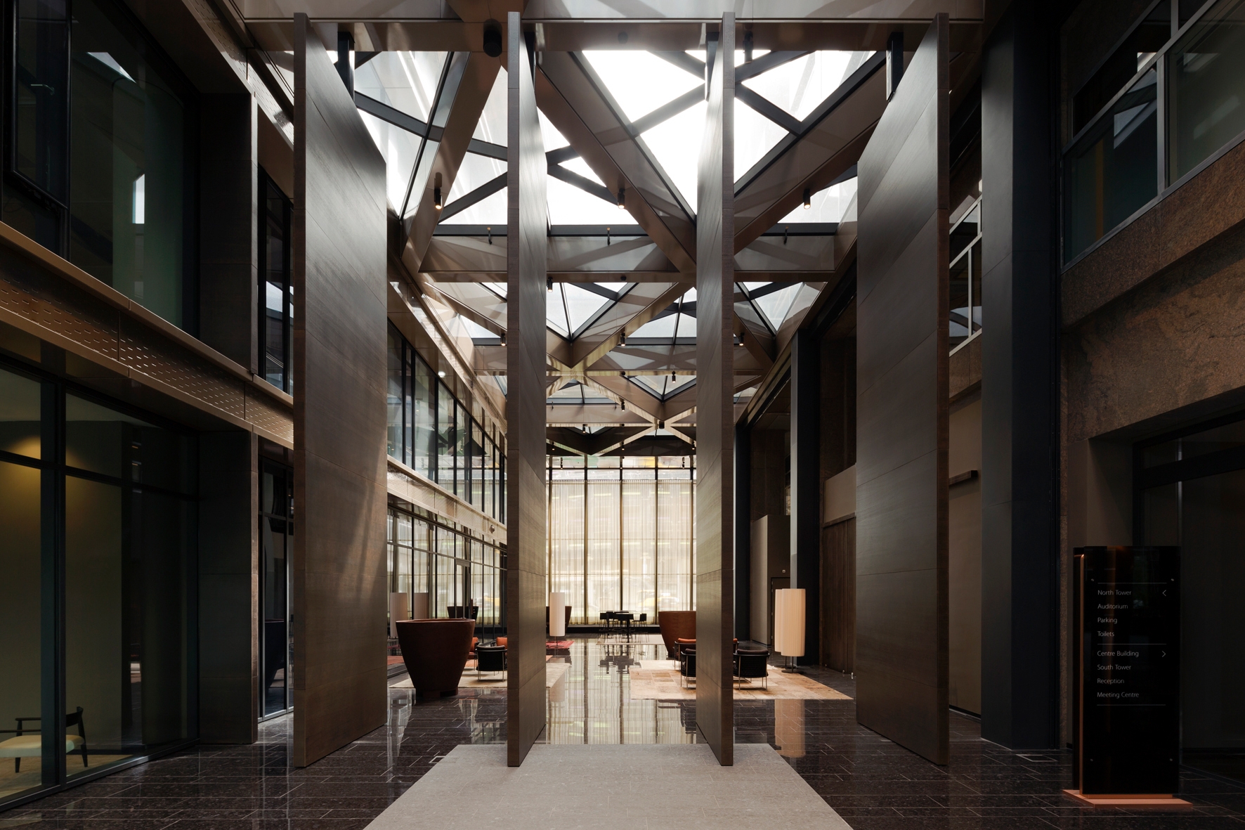 Read about project Interior Pivot Doors – The New Atrium