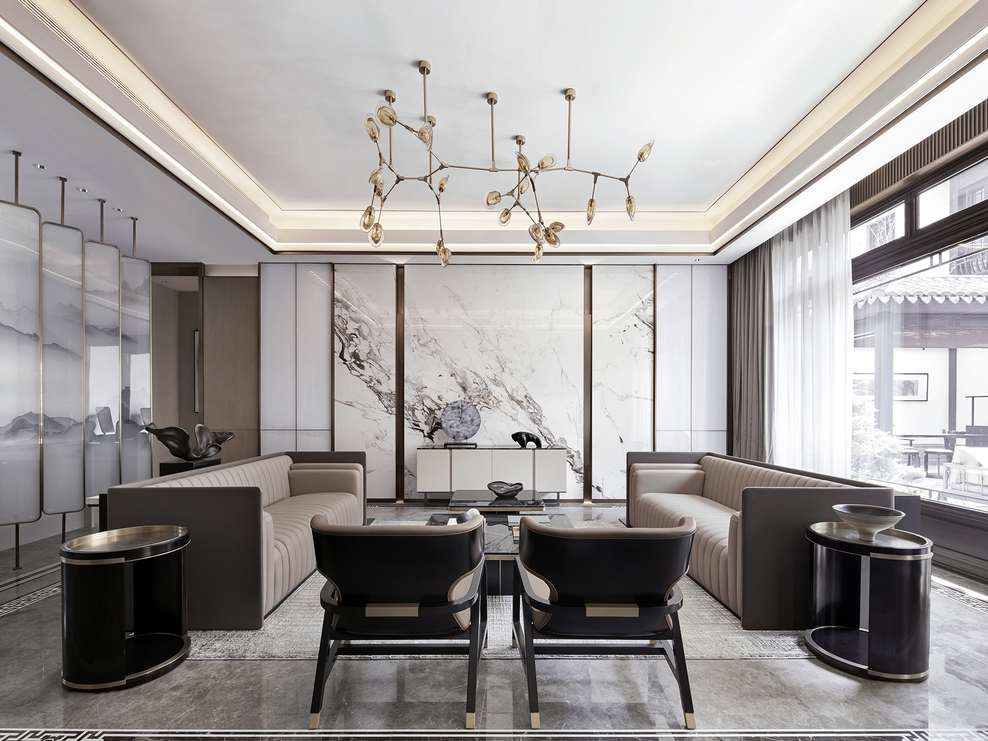 Read about project Hangzhou Boee · Hufeng Courtyard Model Villa