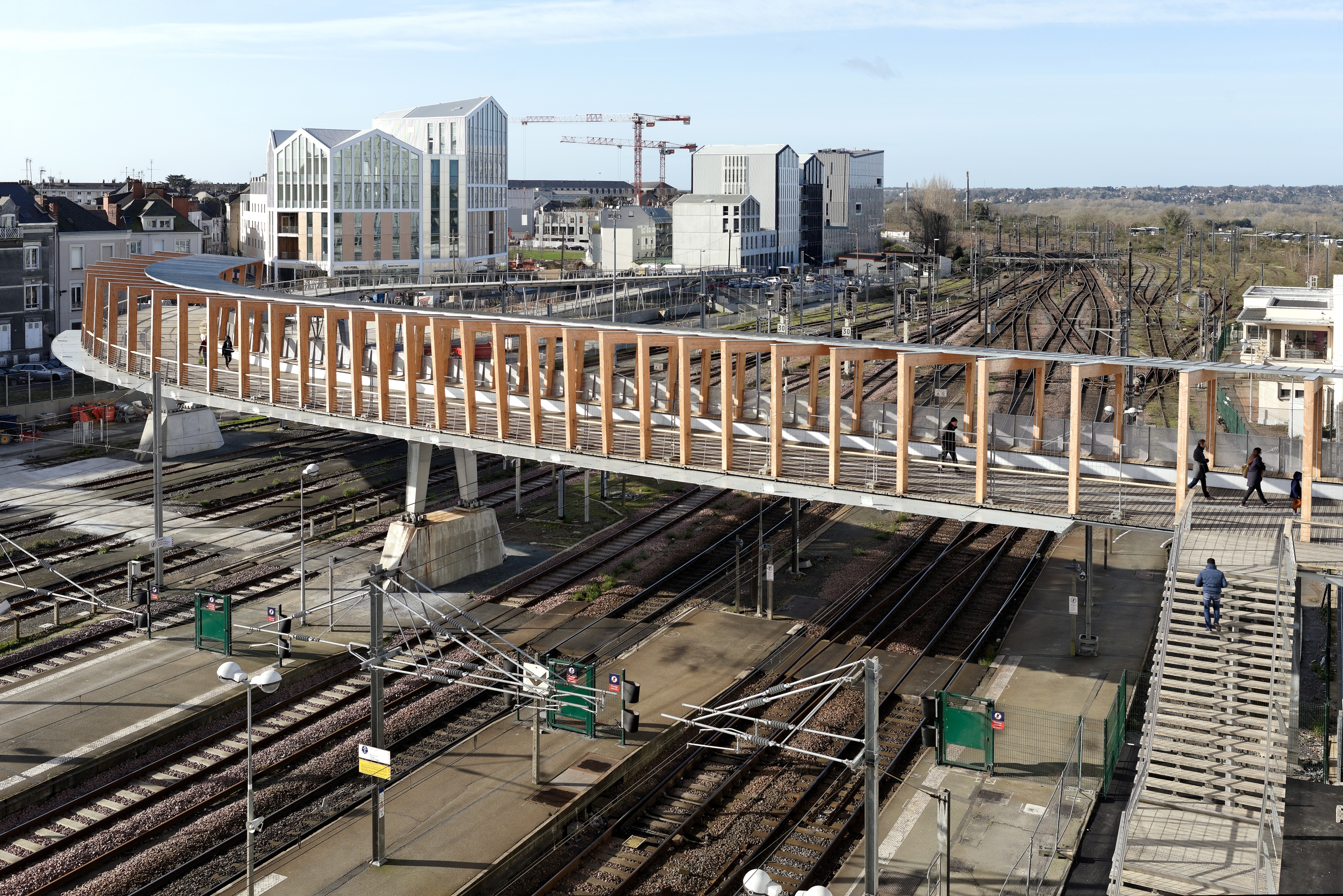 Read about project Passerelle Angers TGV Saint Laud