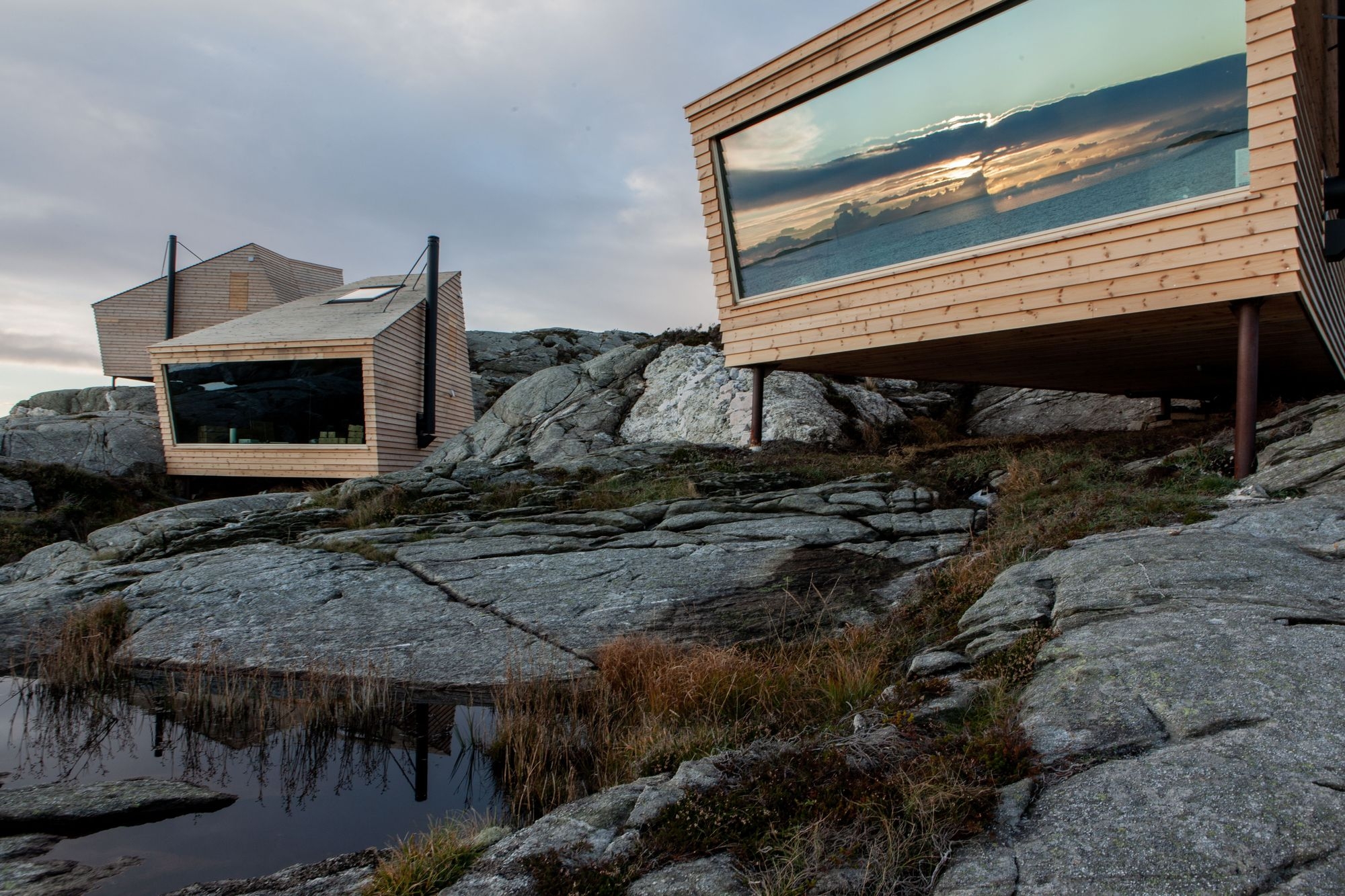 Leer sobre el proyecto Flokehyttene Cabins