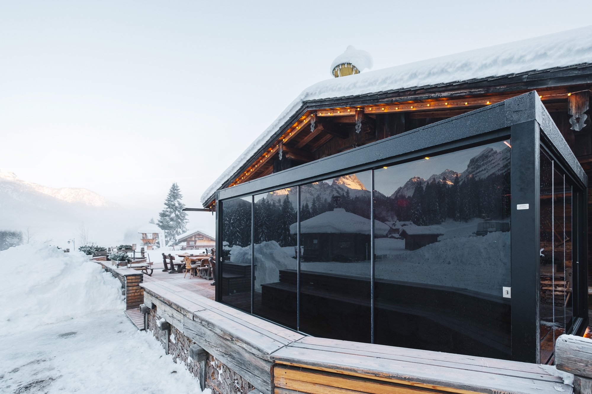 Read about project Per il ristorante Mondschein, una Brera sulla neve delle Dolomiti