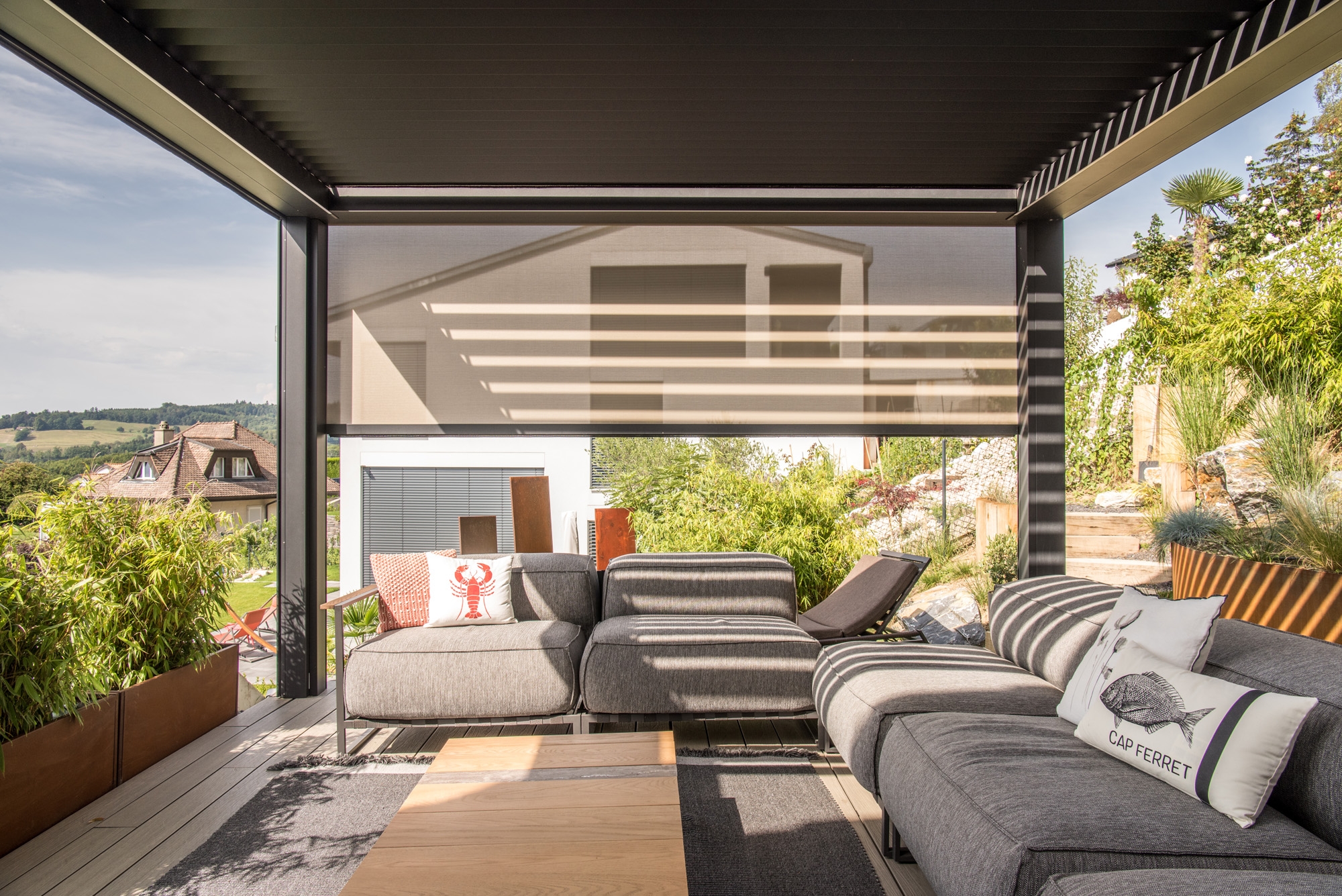 Read about project A terrace to enjoy, sheltered by a Brera