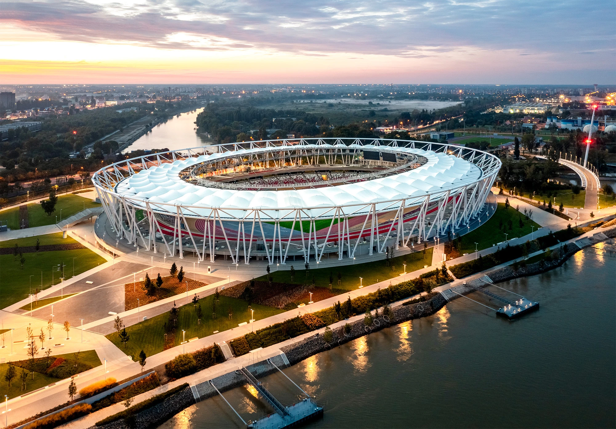 Image principale du projet National Athletics Centre – Transforming Budapest's Rust Belt into a Vibrant Community Space
