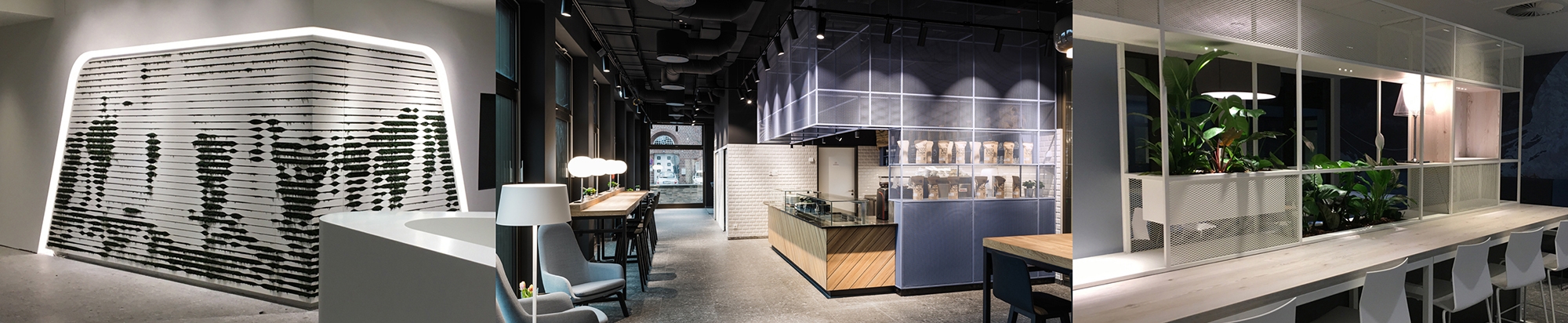 Erfahre mehr über das Projekt Moos-Wandpanele und Raumelemente | Euler Hermes