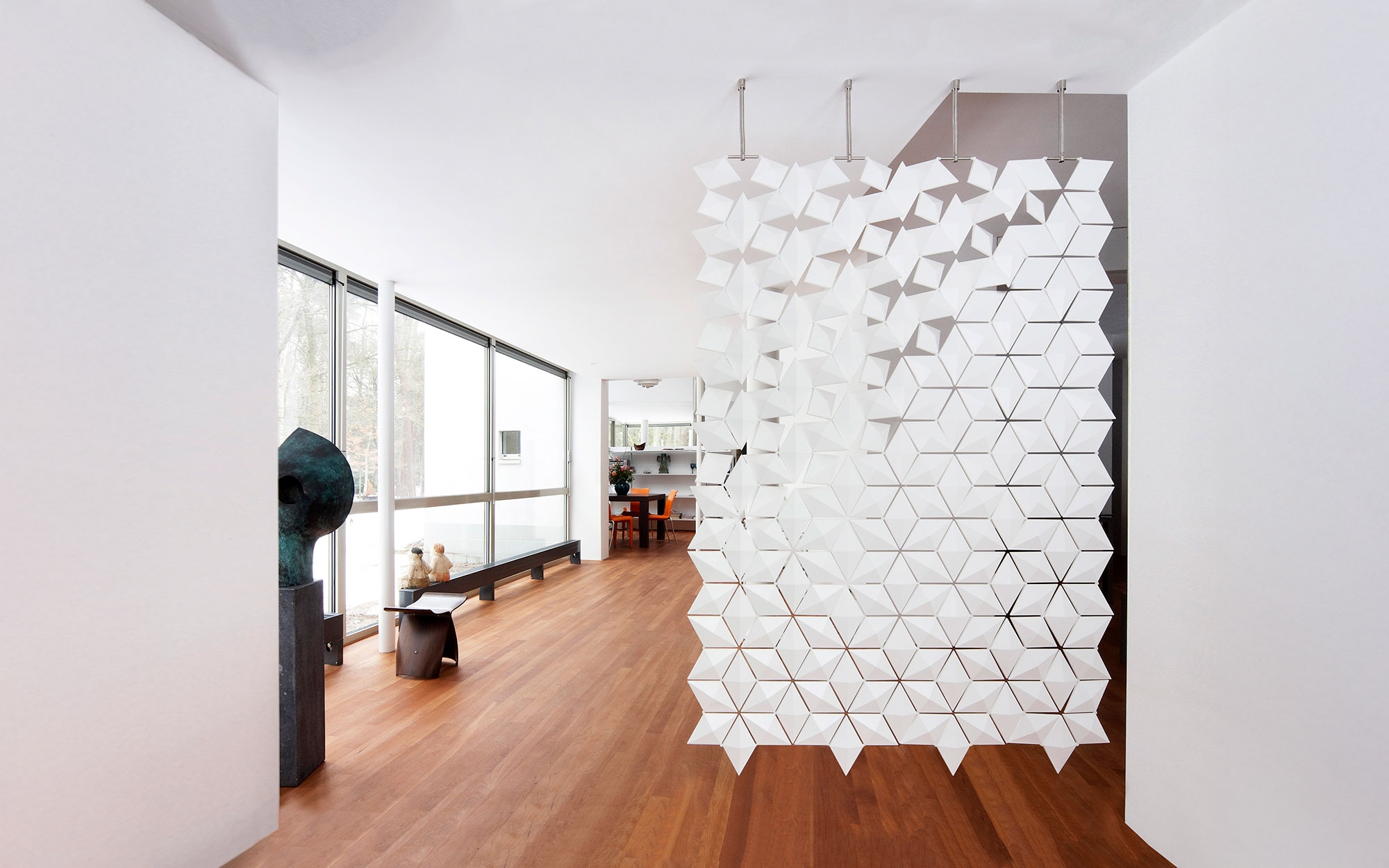 Read about project The most stylish hanging room divider screen is here