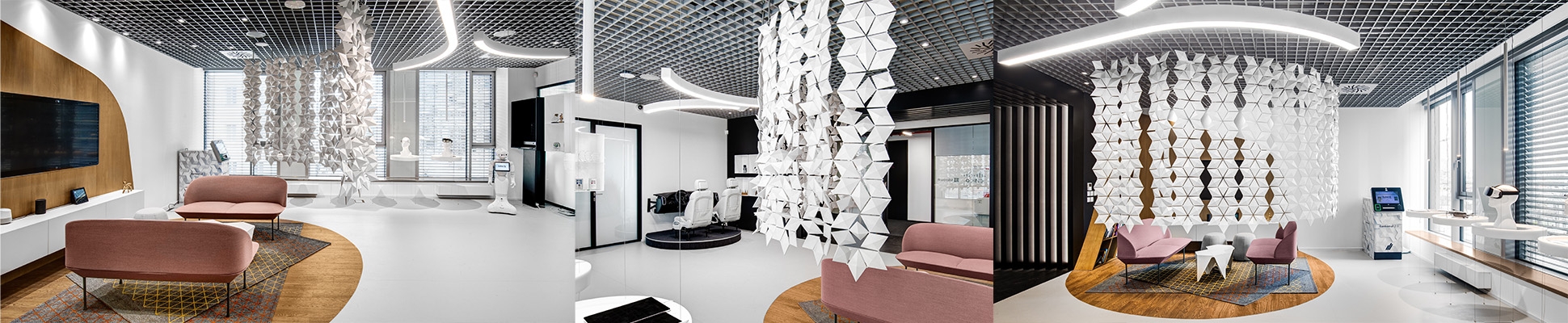 Read about project Curved hanging partition