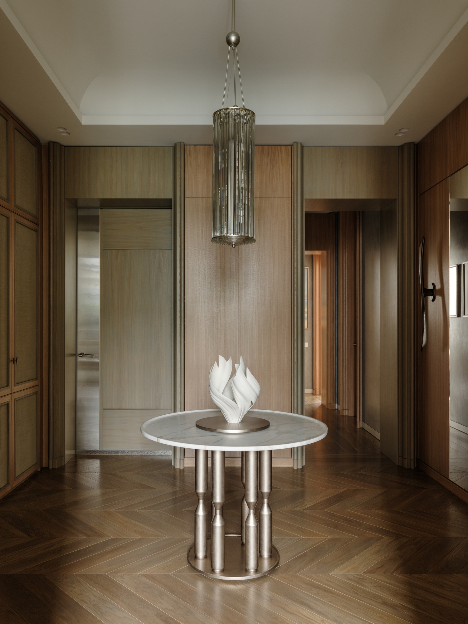Leggi sul progetto Modern Apartment Where Slow Living Trend Meet Exquisite Designs