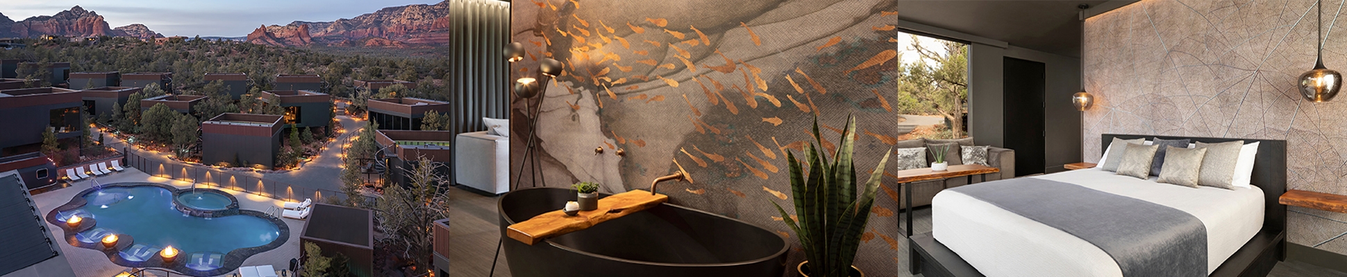 Read about project A landscape hotel suspended between desert and sky in Arizona
